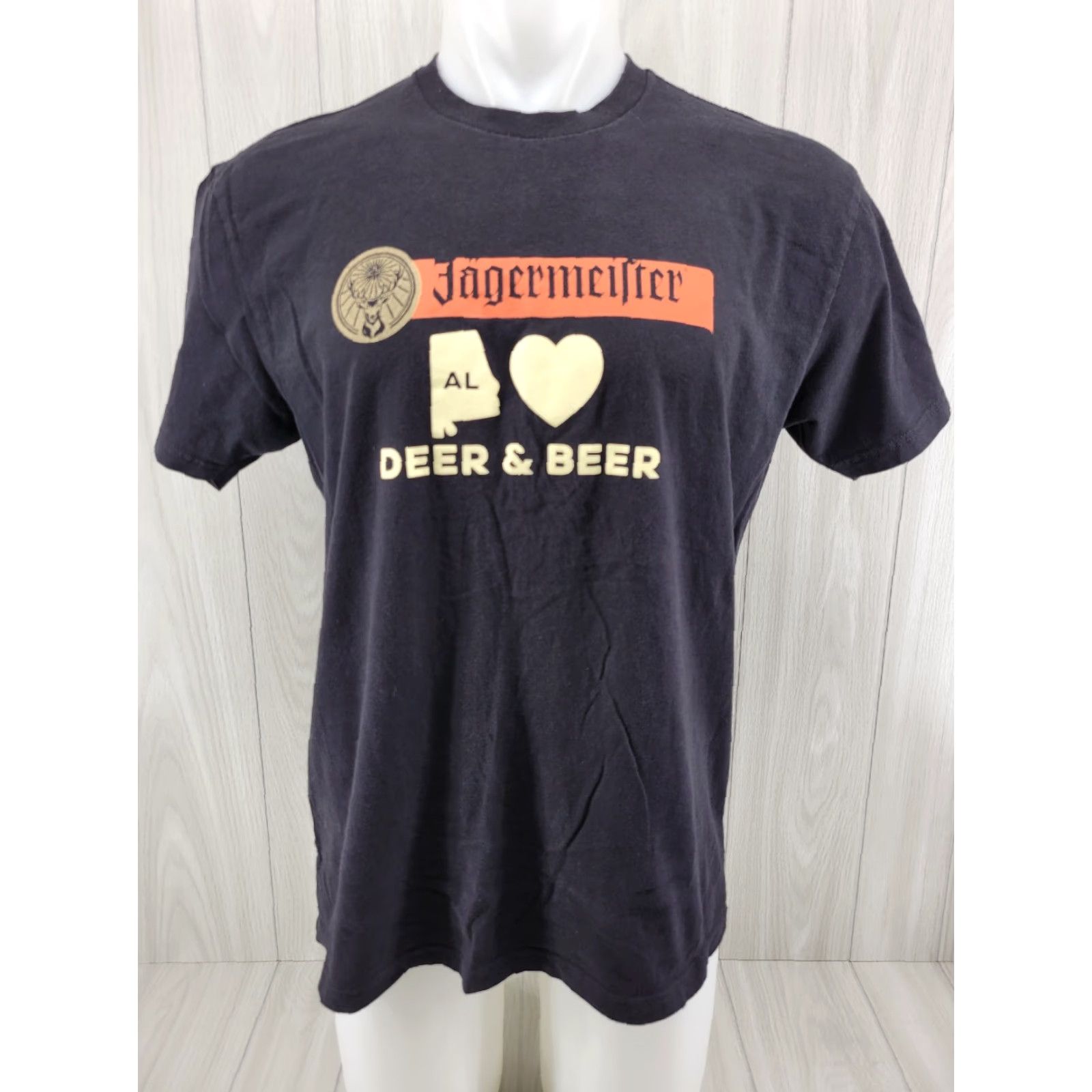 Vintage VINTAGE Tennessee River Jagermeister Deer Alabama Men's T Shirt Black Size L Size US L / EU 52-54 / 3 - 2 Thumbnail