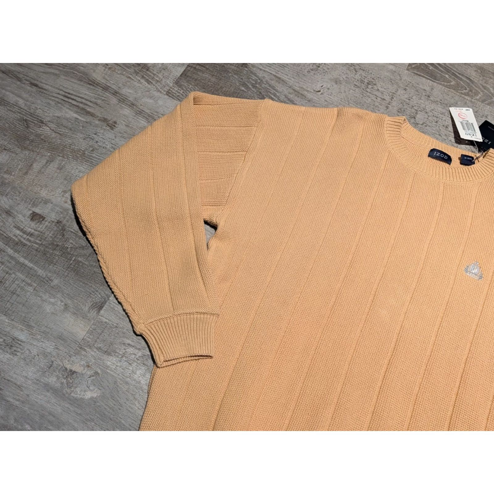Izod VINTAGE Izod Mens Sweater Crested Crew Size Medium NEW Size US M / EU 48-50 / 2 - 4 Thumbnail