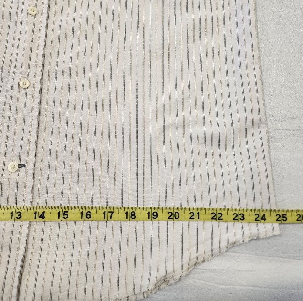 Other Rewire Beige Striped Shirt Short Sleeve Retro XL Size US XL / EU 56 / 4 - 6 Thumbnail
