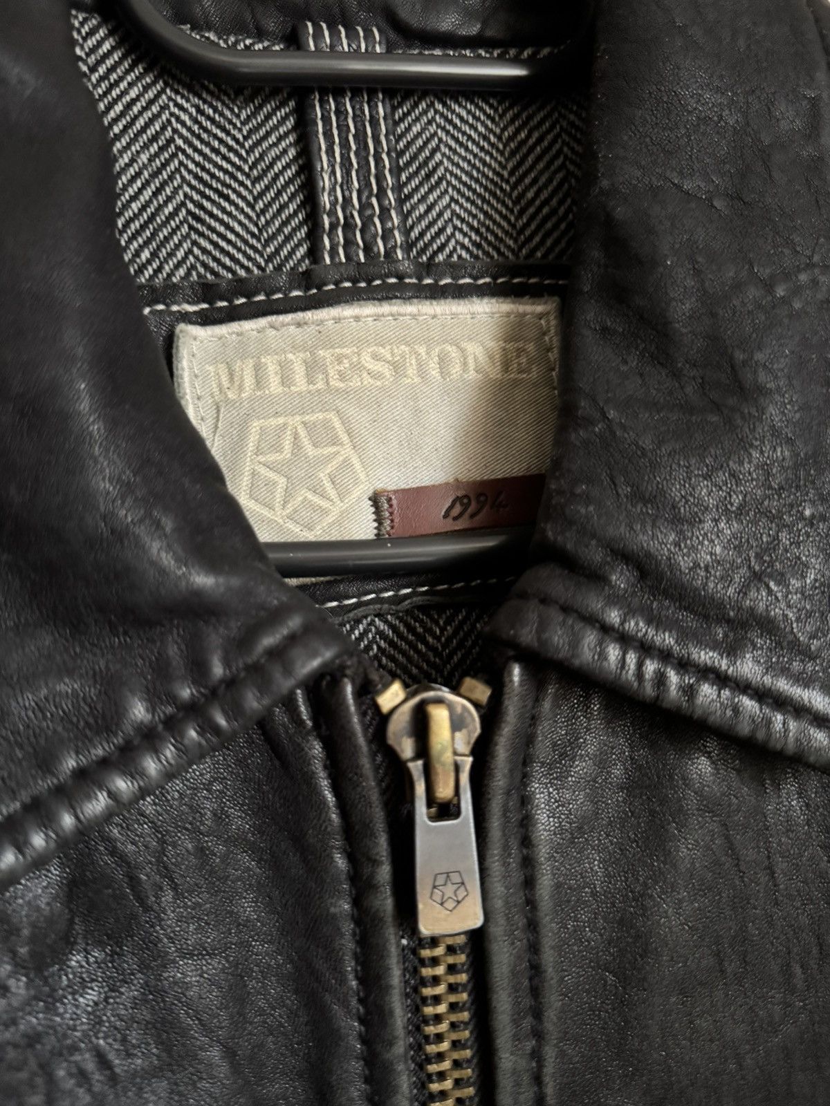 Milestone Milestone Leather Jacket L Limited Edition Handmade Vintage Size US L / EU 52-54 / 3 - 8 Thumbnail