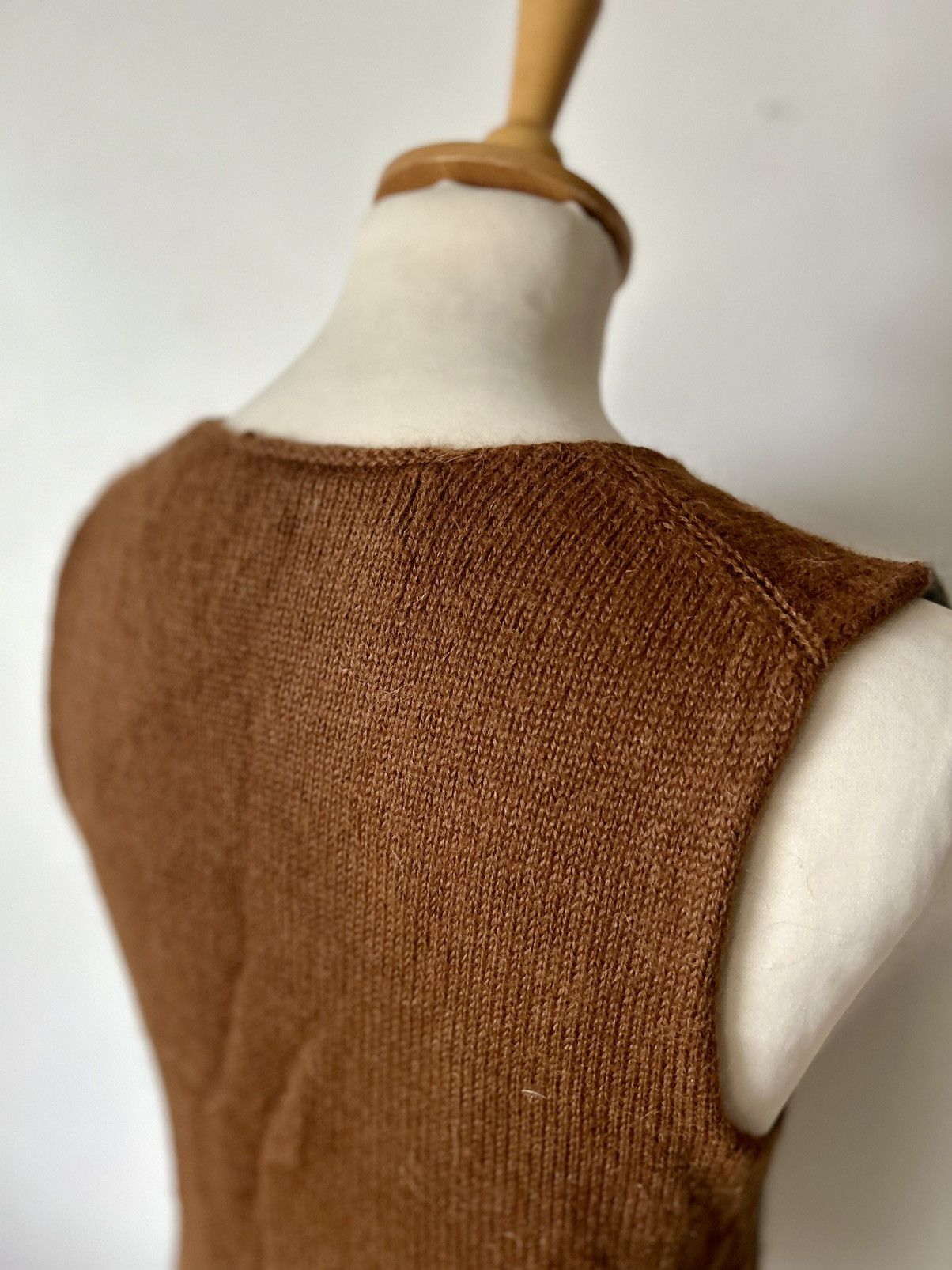 Comme des Garcons Homme Plus CDGH+ AW1995 ‘SLEEP’ NUMBERED ALPACA WOOL KNIT VEST ad1995 Size US S / EU 44-46 / 1 - 4 Thumbnail