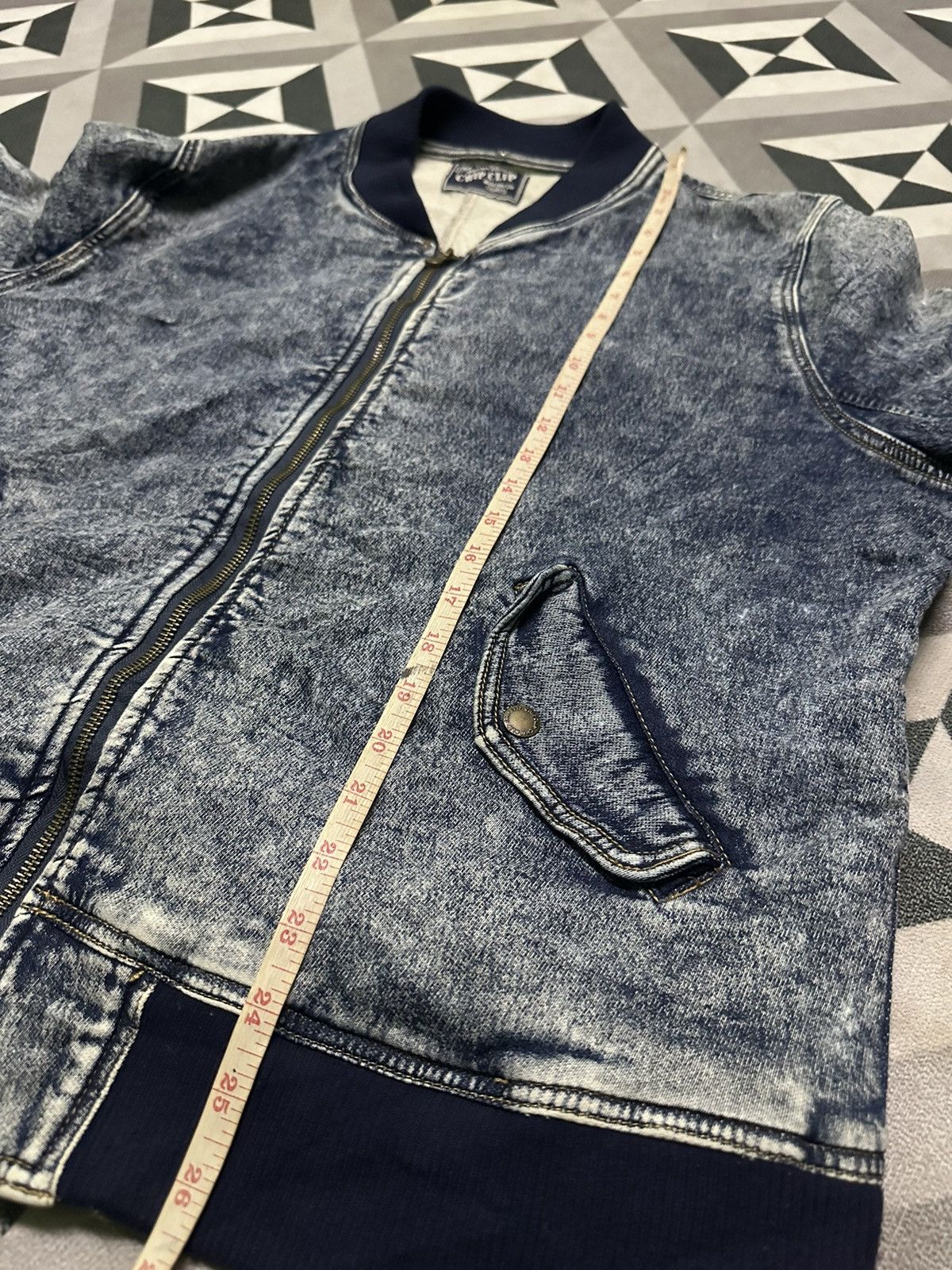 Japanese Brand Chip clip bomber jacket Size US XXL / EU 58 / 5 - 14 Thumbnail