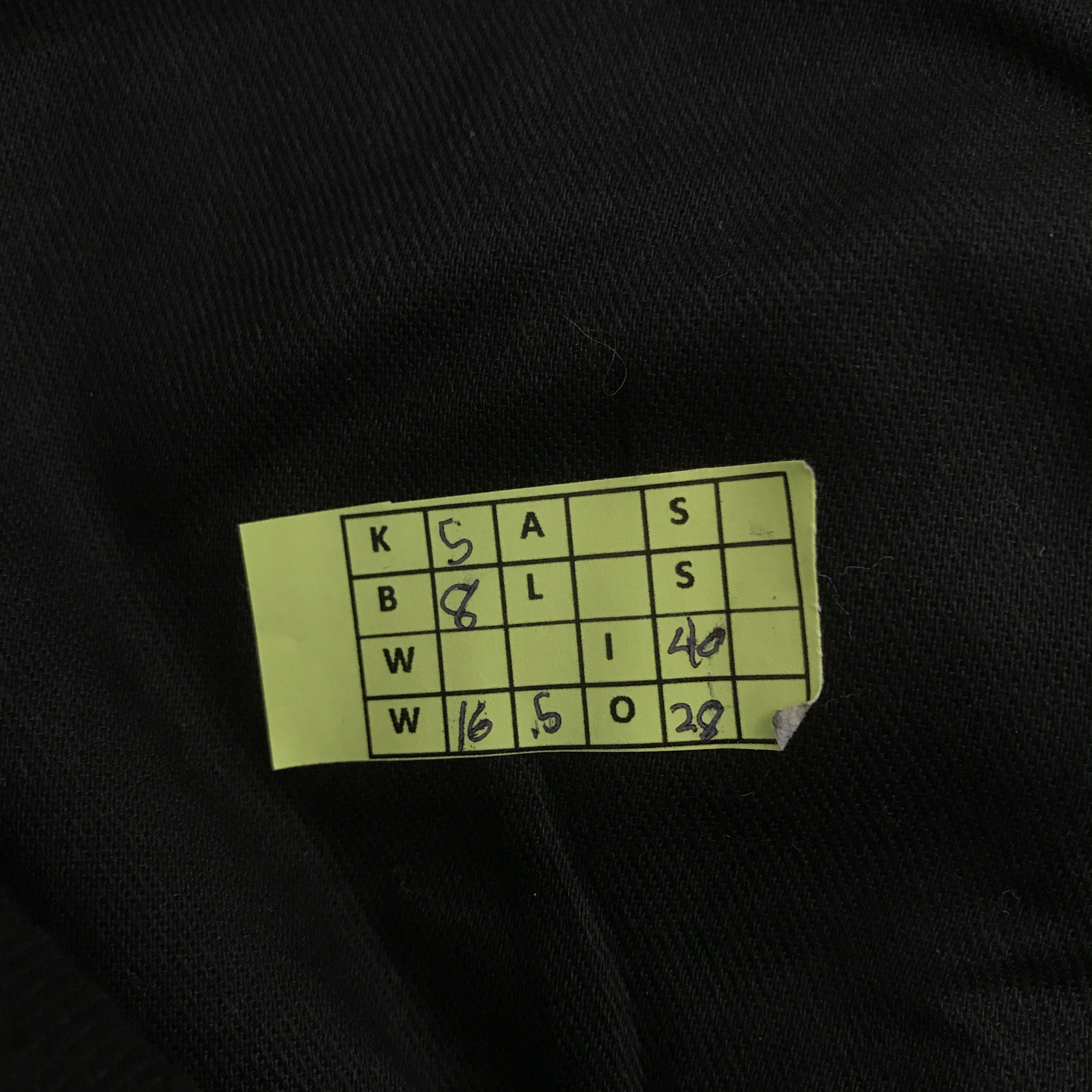 JW Anderson × Japanese Brand × Vintage Vtg JW Anderson x Uniqlo Baggy Black Denim pants Size US 33 - 14 Thumbnail