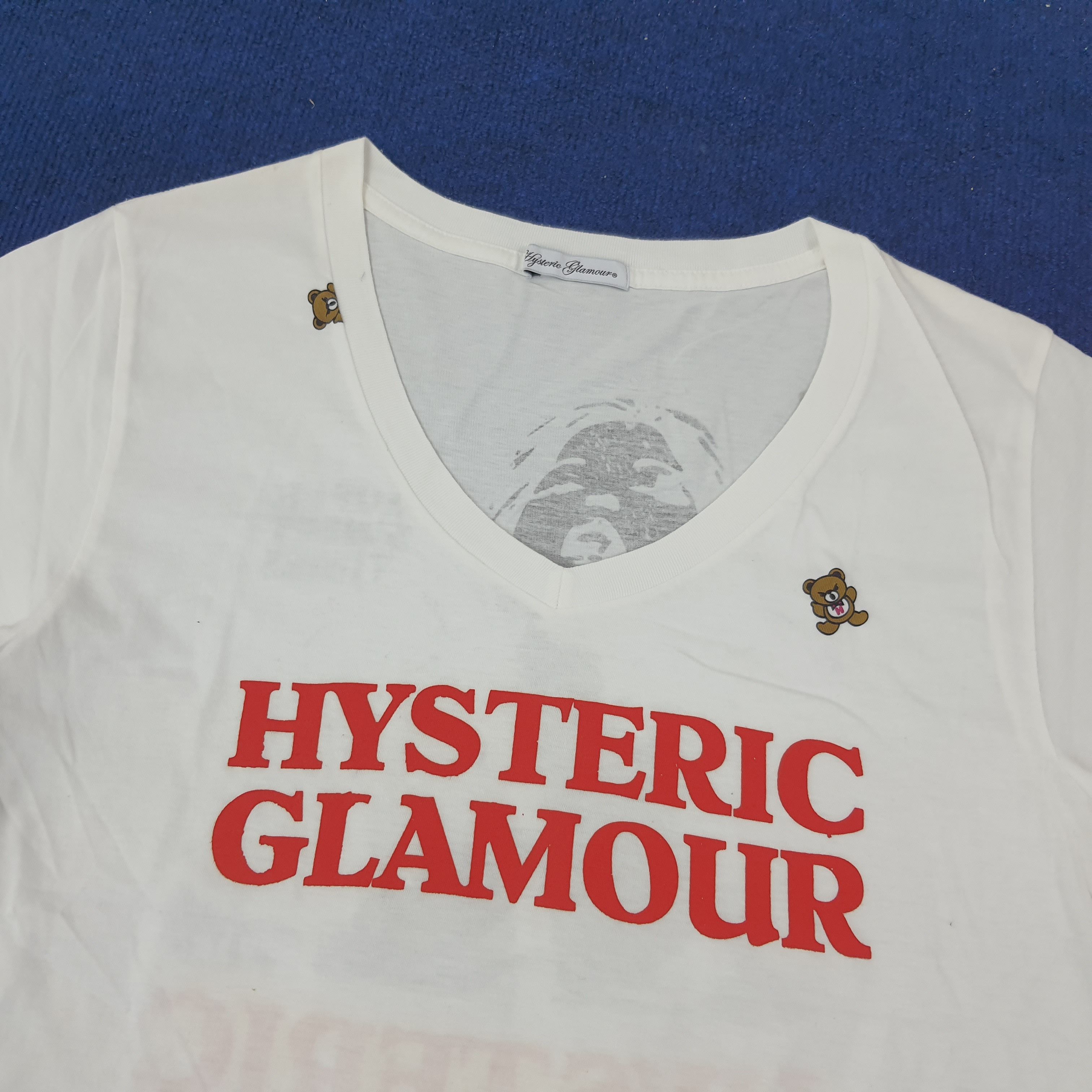 Hysteric Glamour × Japanese Brand × Vintage Vintage Hysteric Glamour Japan Custom Logo Tshirt C219N49 Size S / US 4 / IT 40 - 2 Thumbnail