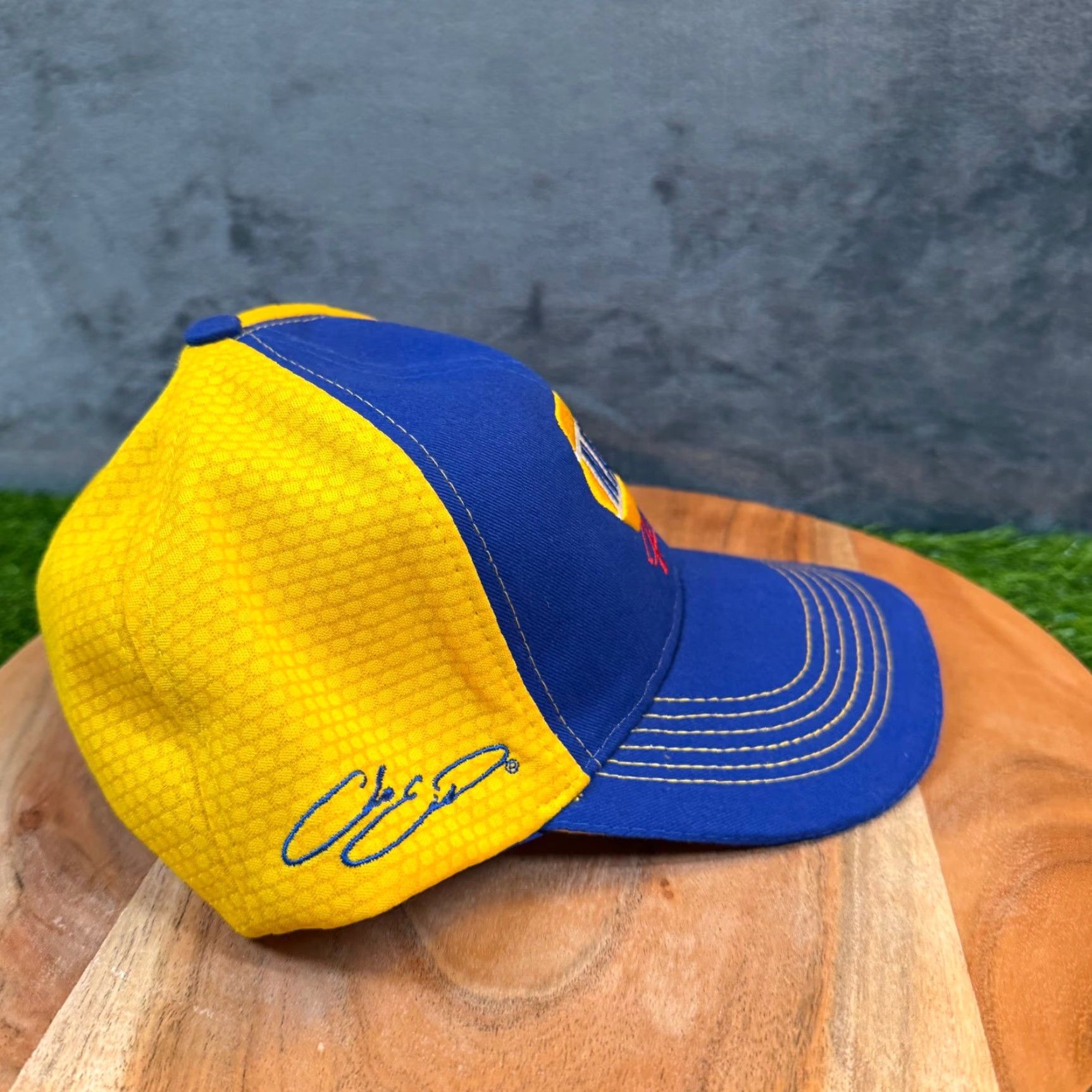 NASCAR NASCAR Hat Baseball Cap Mens Chase Elliott 9 NAPA Racing Blue Yellow Adjustable Twill Hook and Loop Multicolor Size ONE SIZE - 3 Thumbnail