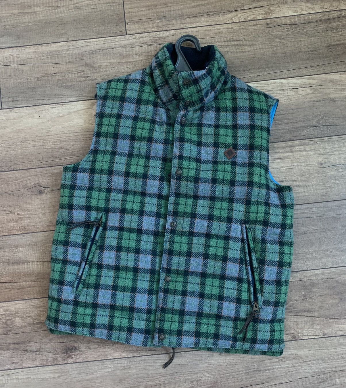 Harris Tweed Harris Tweed Burlington Wool Vest Jacket Checkered Flannel Size US M / EU 48-50 / 2 - 6 Thumbnail