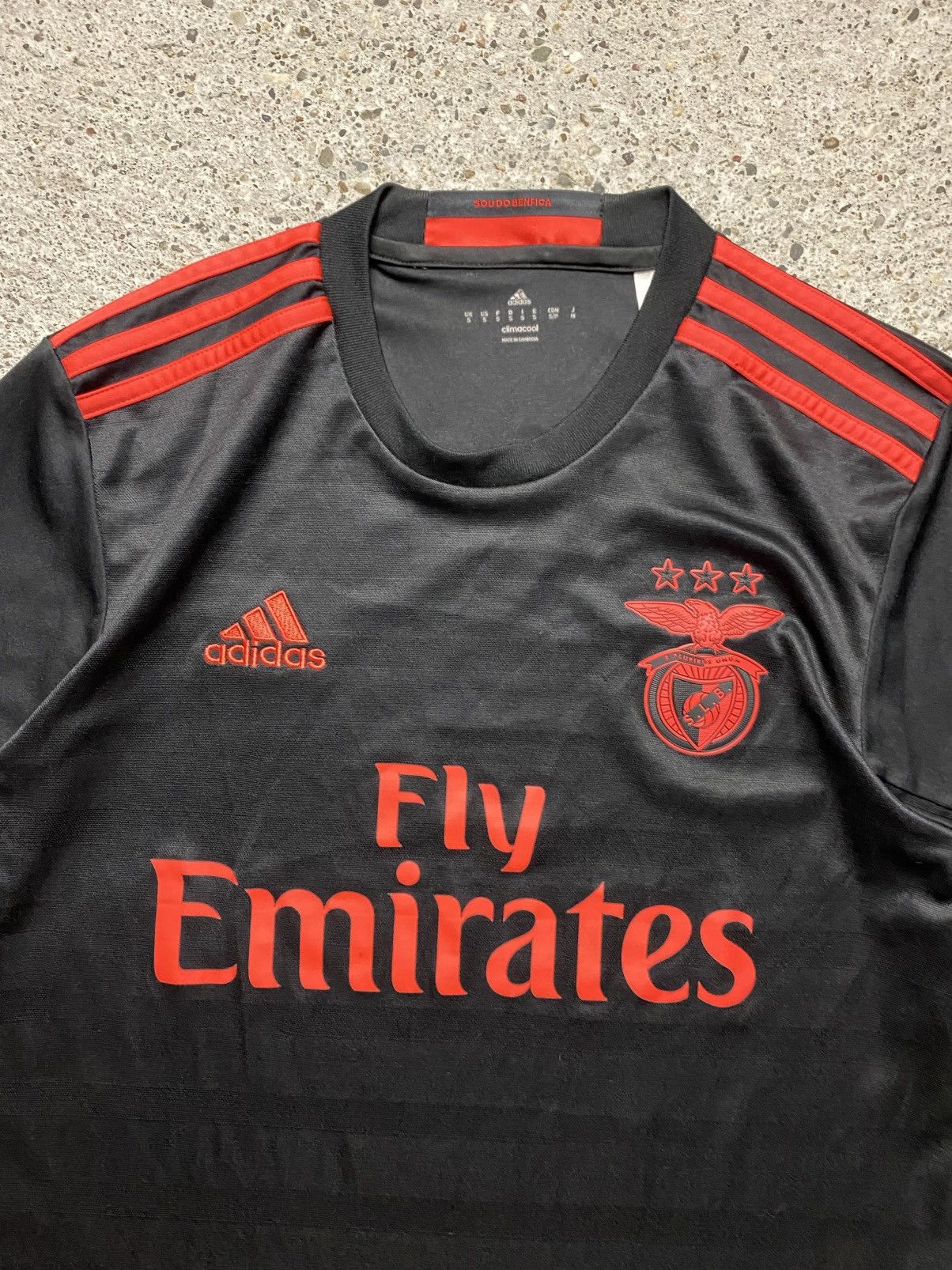 Adidas Adidas SL benfica 2016/17 football away shirt soccer jersey Size US S / EU 44-46 / 1 - 2 Thumbnail