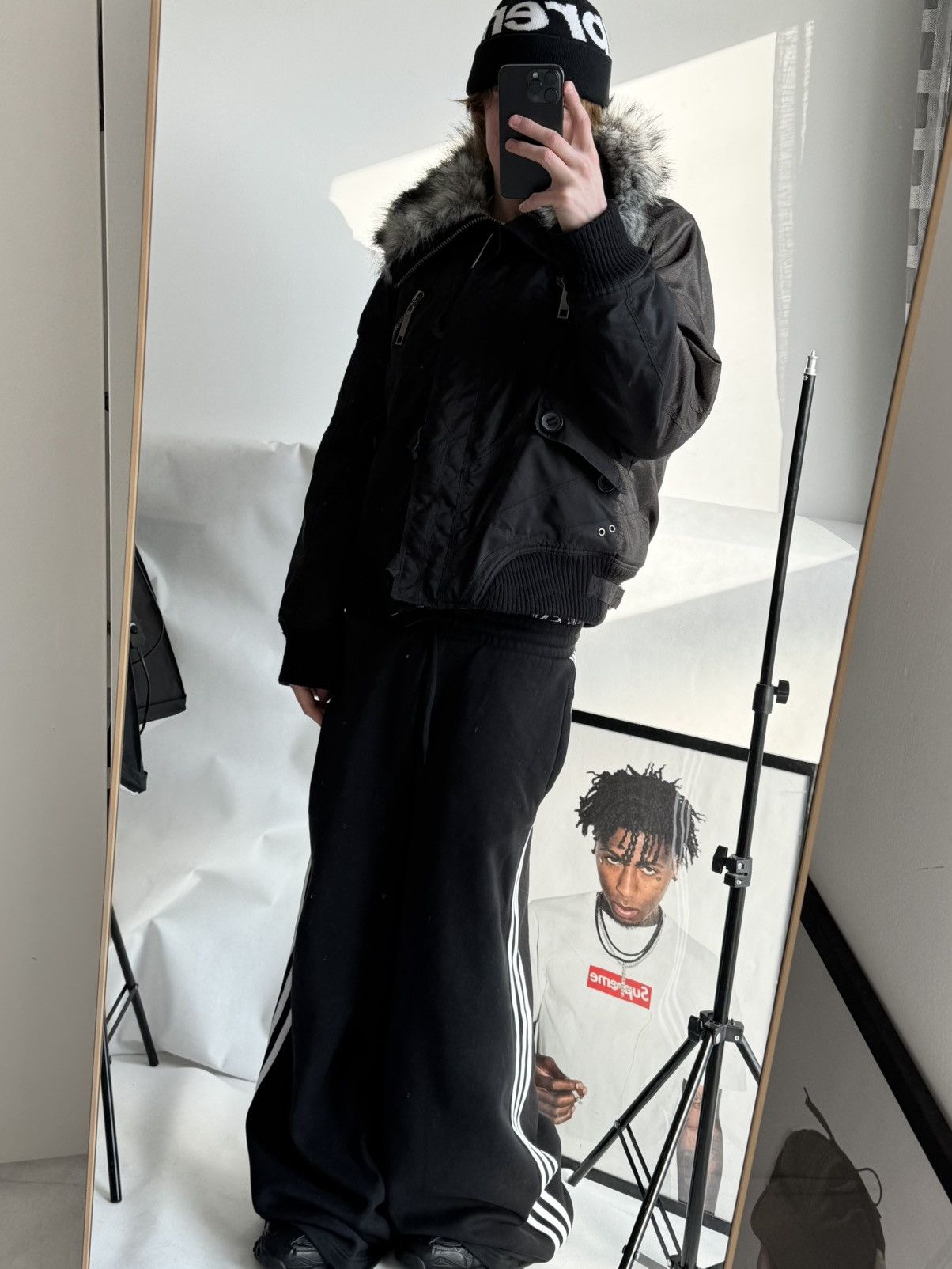 Japanese Brand Vintage Fur N2b Bomber Jacket Alpha Industries Style Ma-1 XL Size US XS / EU 42 / 0 - 14 Thumbnail