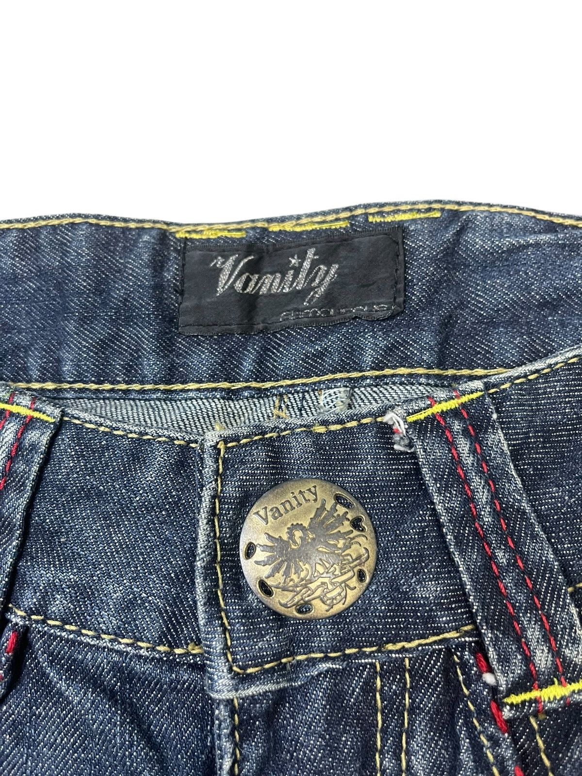 Japanese Brand Vintage Vanity Flare Jeans Wing Streetwear Size US 29 - 5 Thumbnail