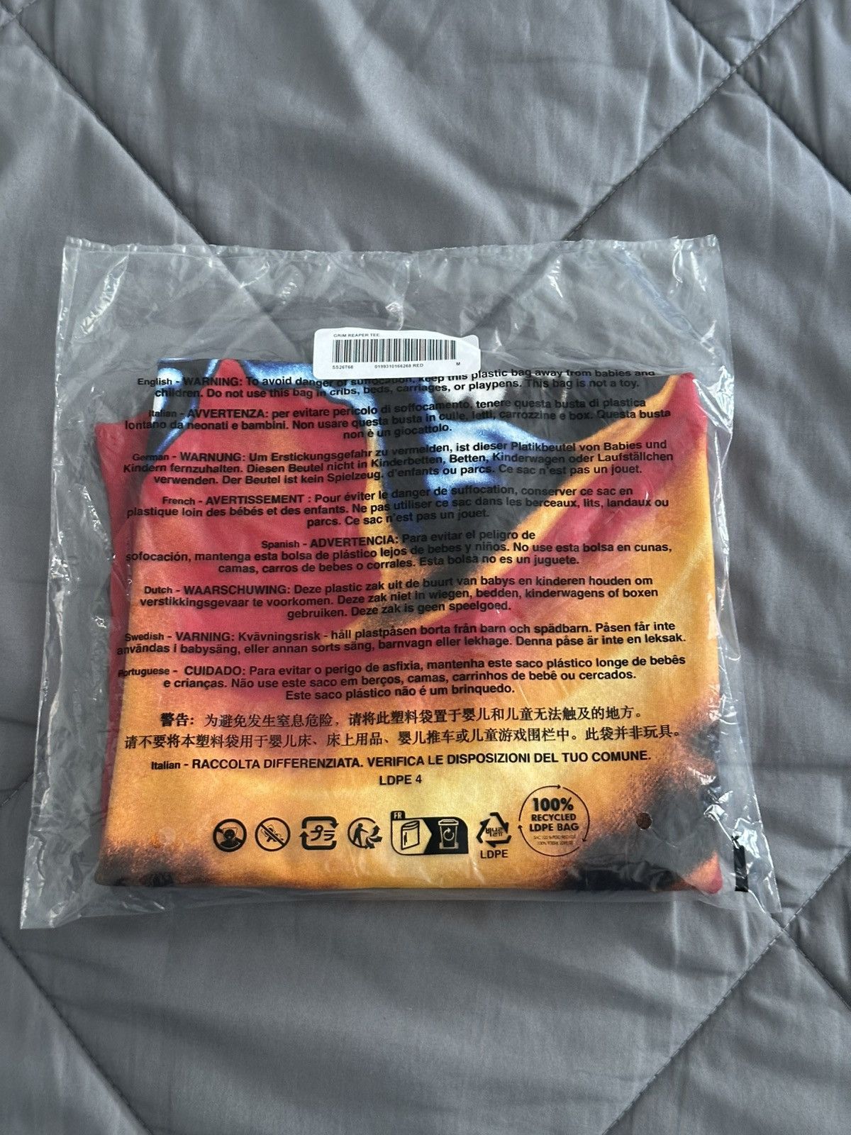 Supreme Supreme Grim Reaper Tee Red Size Medium Size US M / EU 48-50 / 2 - 2 Thumbnail