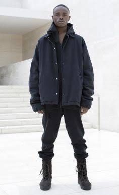 Yeezy Season YEEZY Season 4 navy coach jacket Grailed