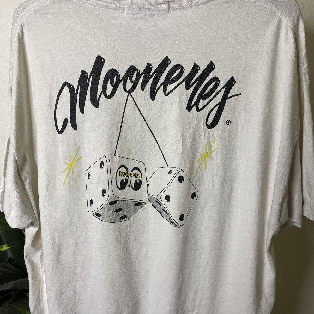 Japanese Brand × Vintage Vintage Y2K Mooneyes Dice Stussy Style T Shirt Size US XL / EU 56 / 4 - 2 Thumbnail