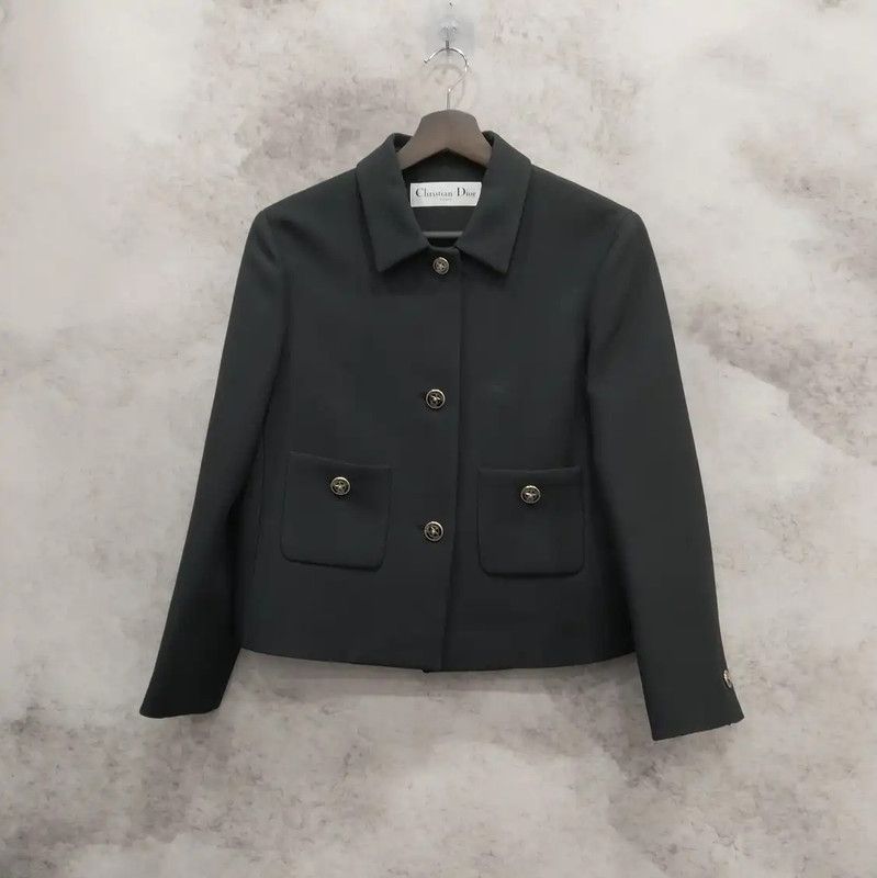 Dior Dior Black Spring Autumn Jacket for Women 0089 Size M / US 6-8 / IT 42-44 - 1 Thumbnail