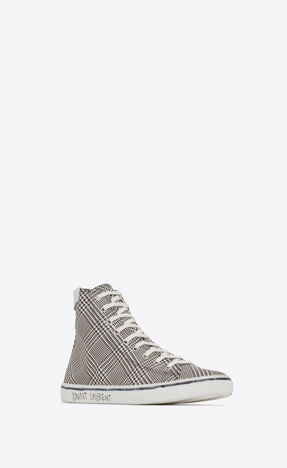 Saint Laurent Paris o1loc1c0725 711277 Malibu Mid-Top Sneakers in Prince Size US 9 / EU 42 - 1 Thumbnail