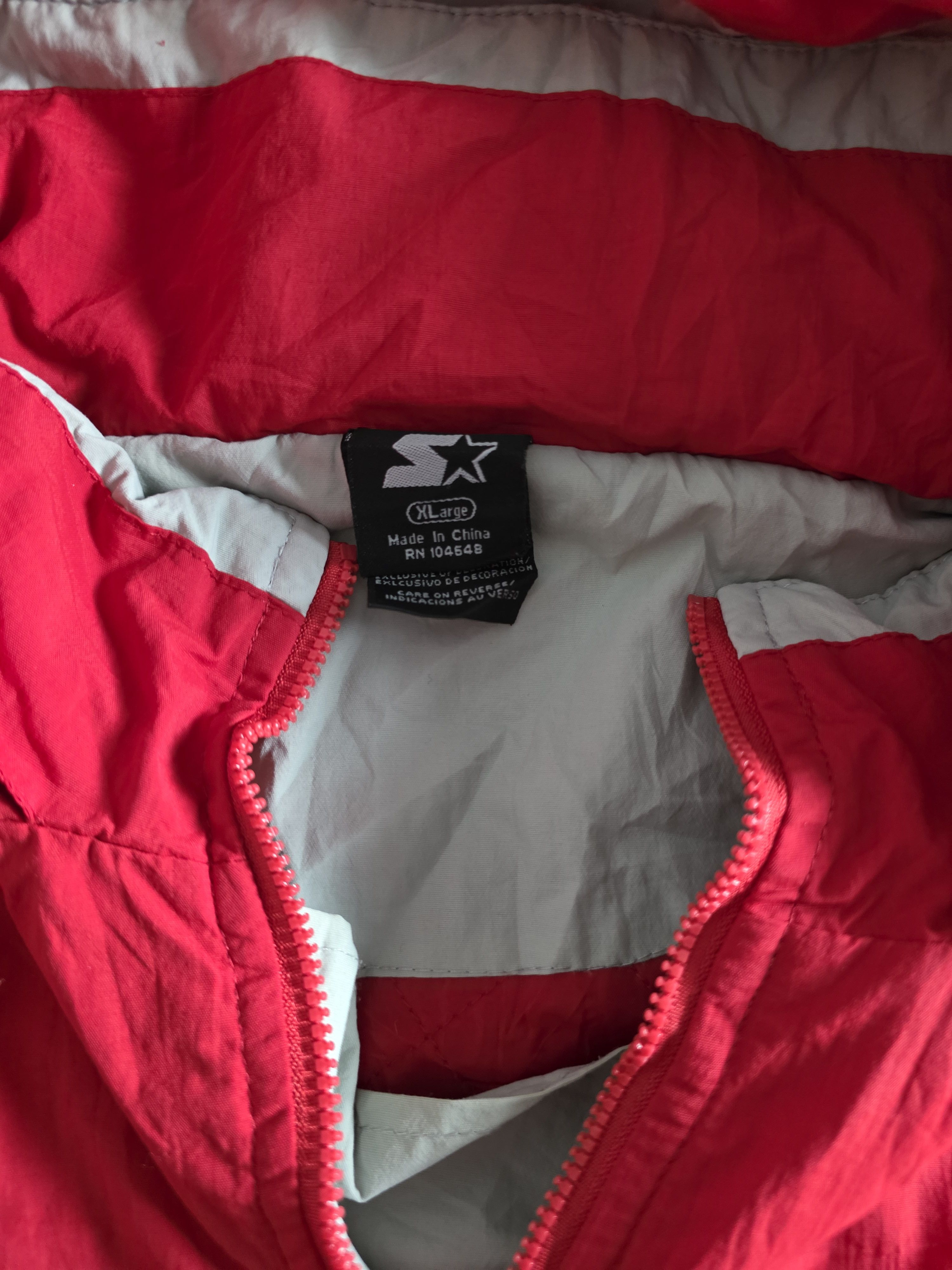Starter Ohio State Buckeyes Starter Anorak Jacket Vintage Size US XL / EU 56 / 4 - 6 Thumbnail