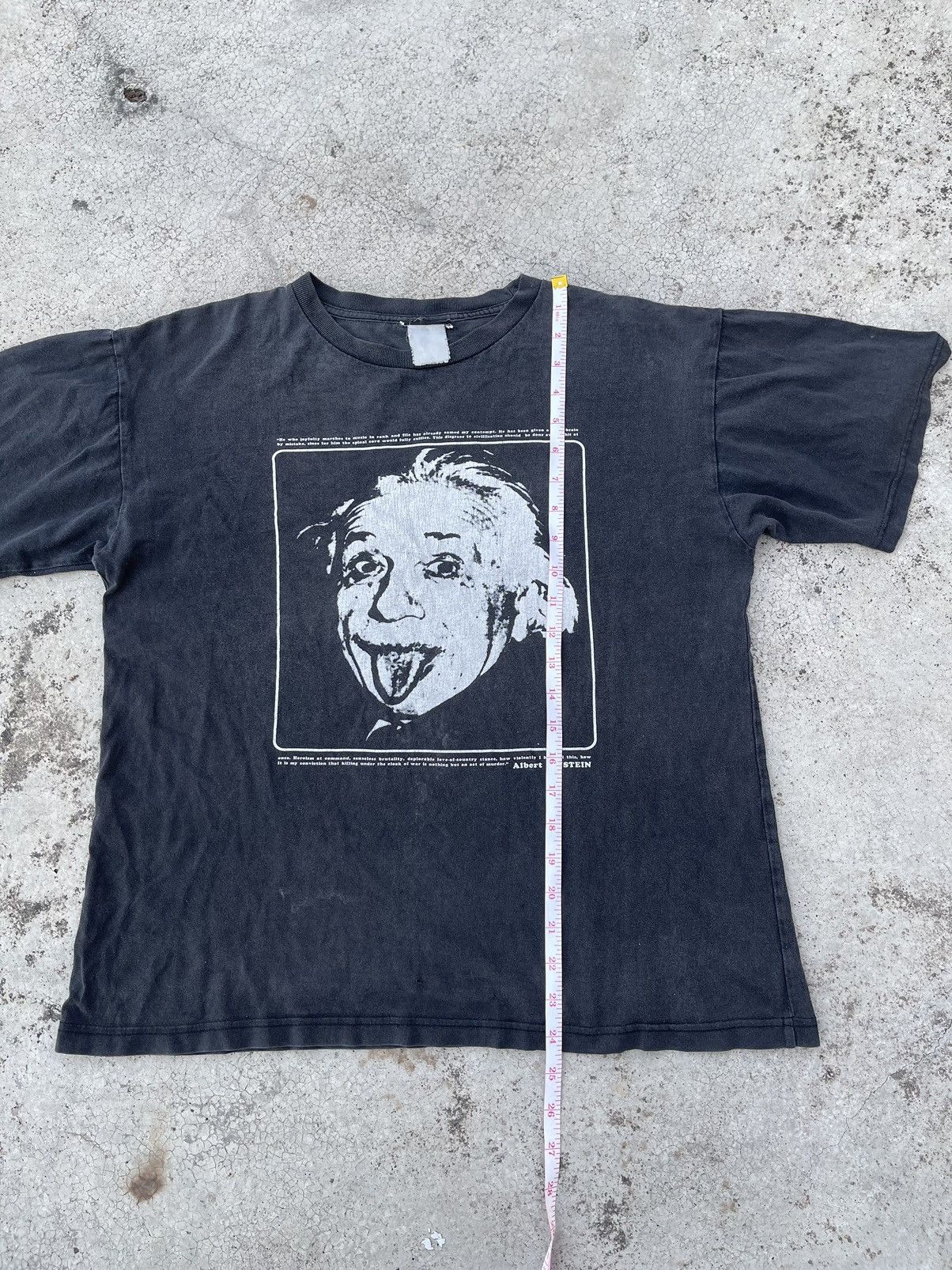 Vintage Vintage Albert Einstein Distressed T shirt M Punk Promo Rare Size US M / EU 48-50 / 2 - 7 Thumbnail
