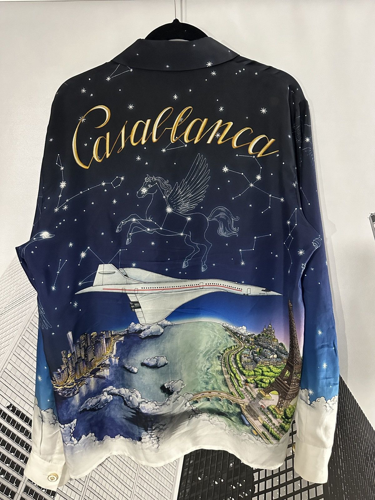 Casablanca Casablanca Concord NY-Paris SILK Vol De Nuit Size US M / EU 48-50 / 2 - 1 Thumbnail