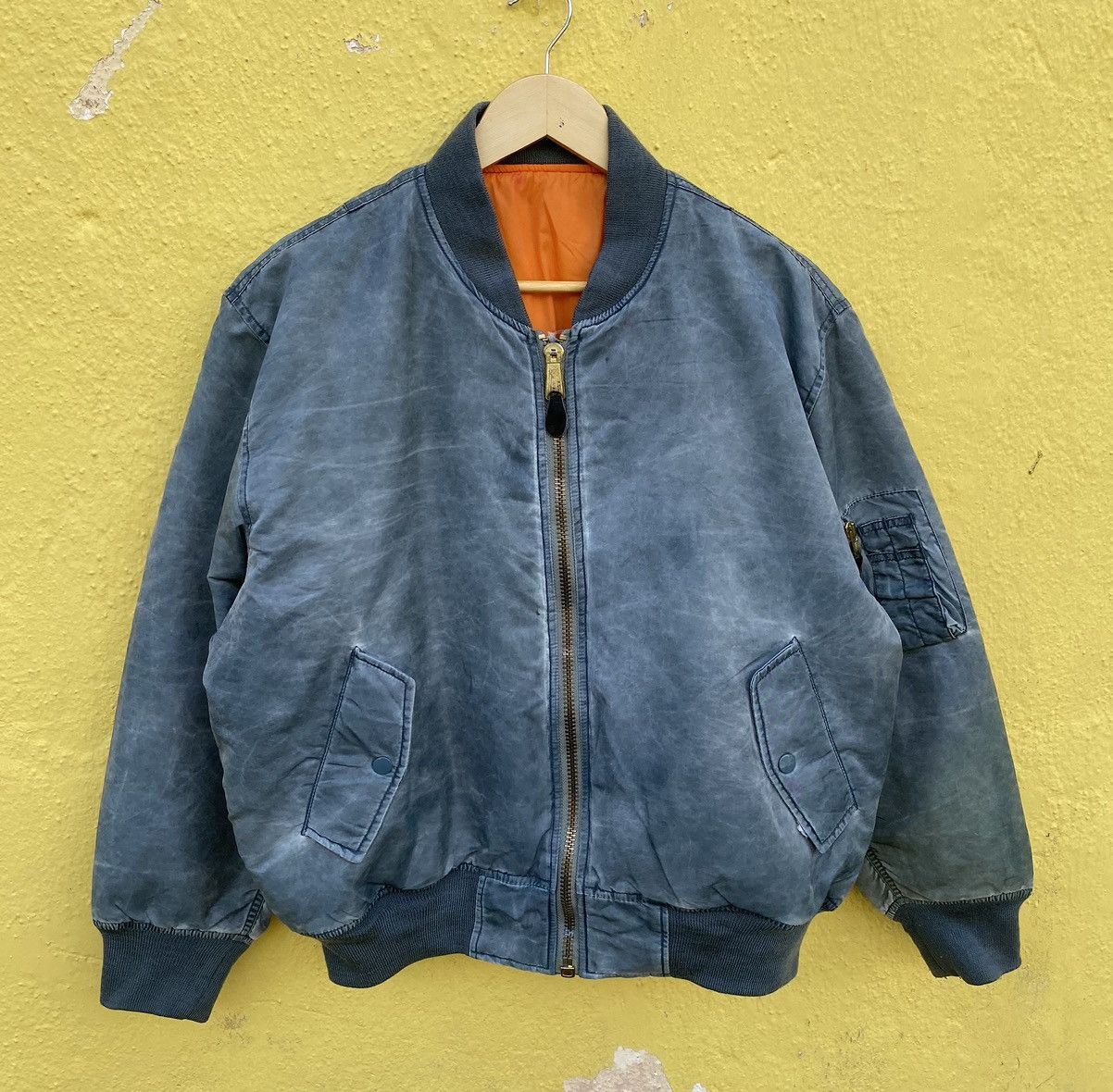 Vintage Vintage MA-1 flight US Airborne bomber jacket Size US L / EU 52-54 / 3 - 2 Thumbnail