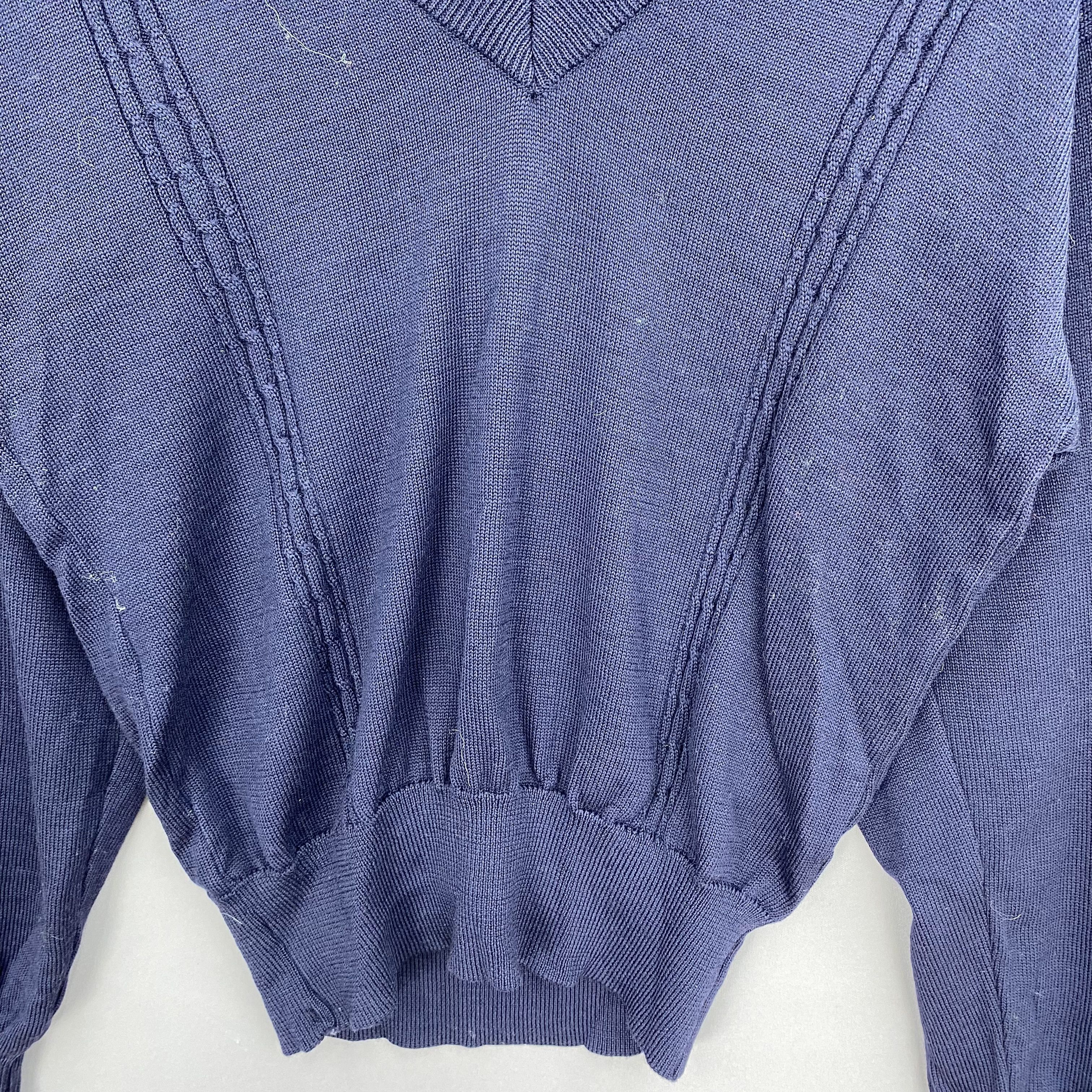 Hanae Mori Vintage Hanae Mori Knitwear Jumper Sweater Ribbed Sweatshirt Size US XS / EU 42 / 0 - 3 Thumbnail