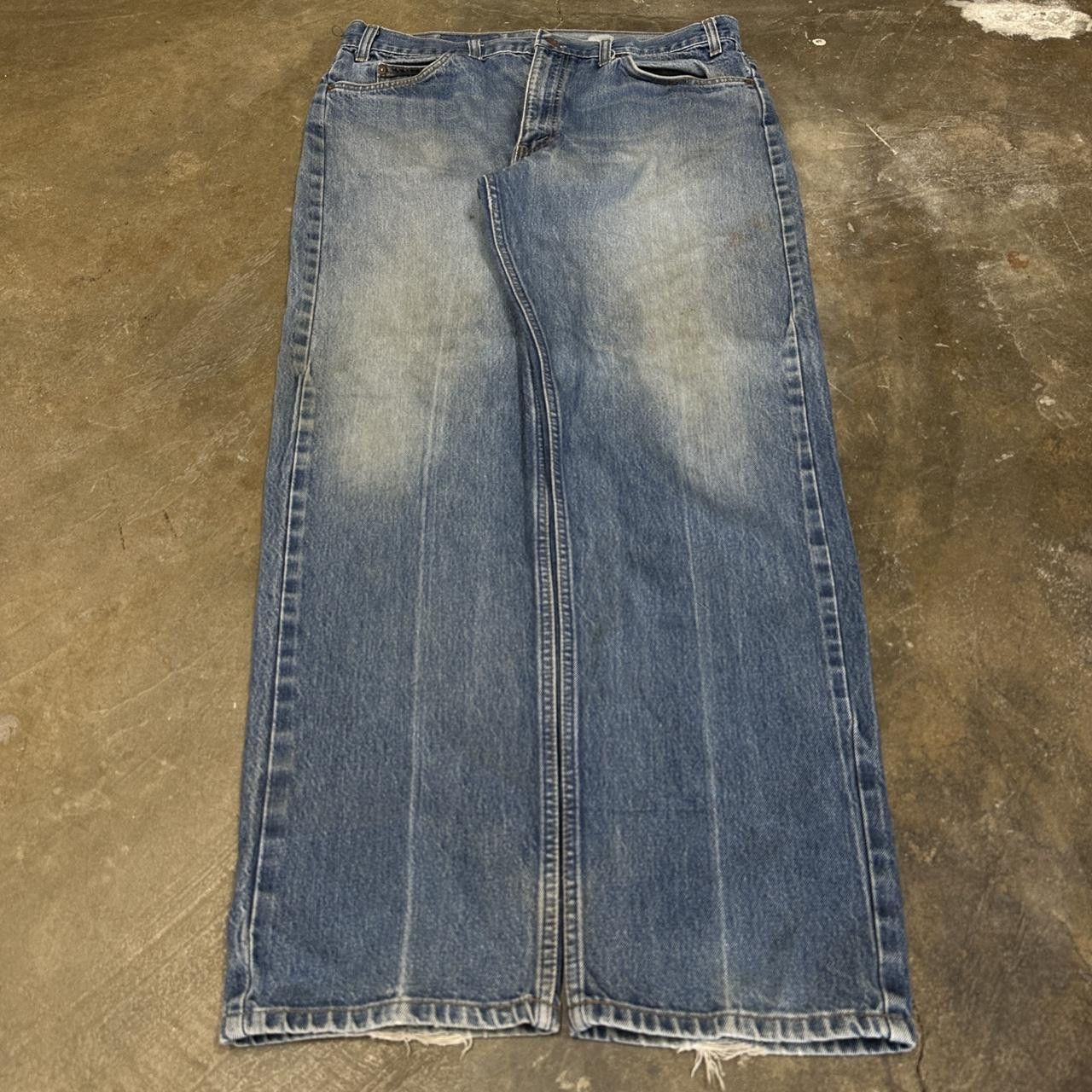 Levi's Vintage Levi’s 505 Orange Tab Blue Jeans 36 x 30 Size US 36 / EU 52 - 1 Thumbnail