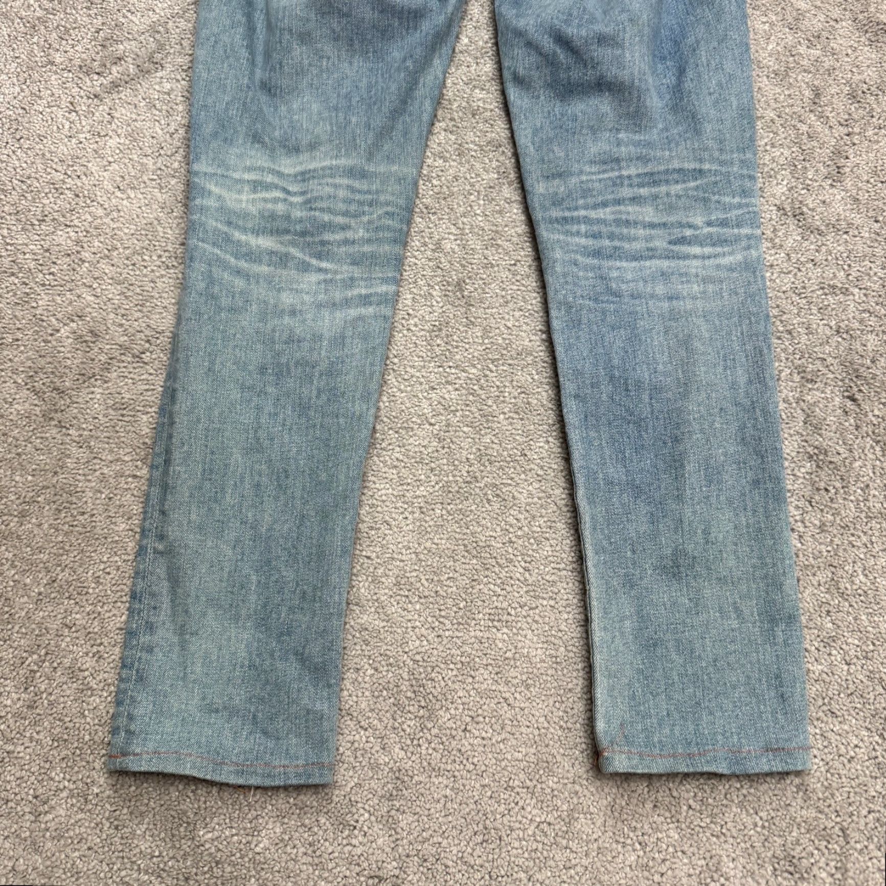 Denime AG Adriano Goldschmied Jeans Legging Super Skinny Women 26R Blue Denim 5-Pocket Stretch Jeans Size 26" / US 2 / IT 38 - 6 Thumbnail