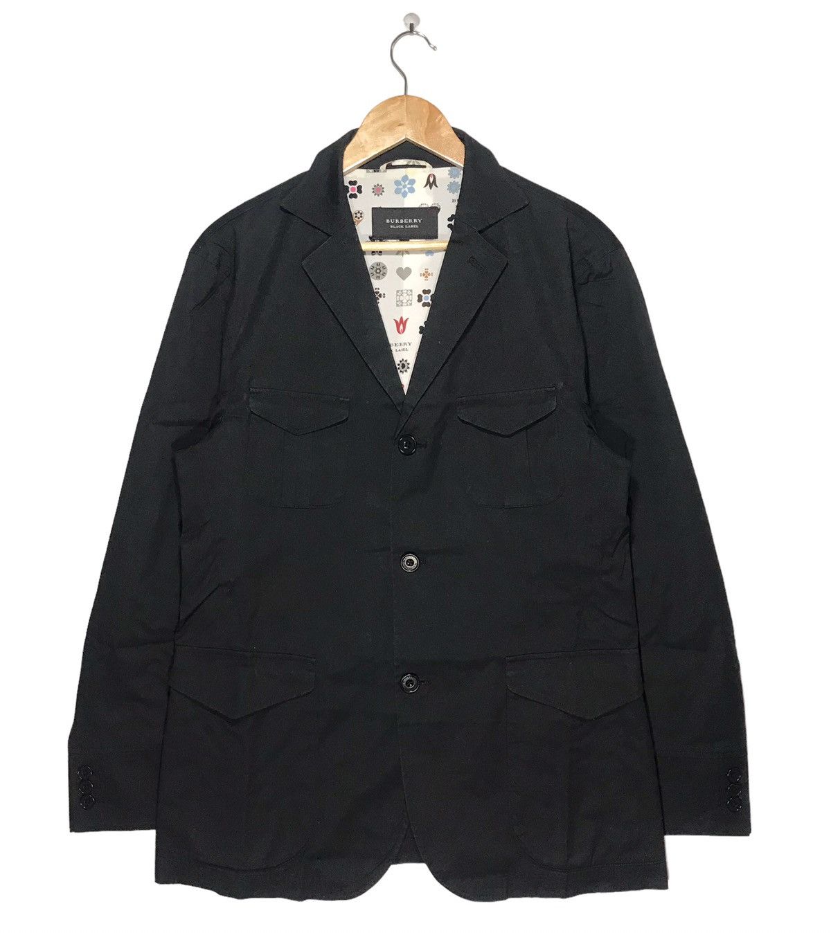 Vintage BURBERRY Black Label Blazer Suit Workers Black Color | Grailed