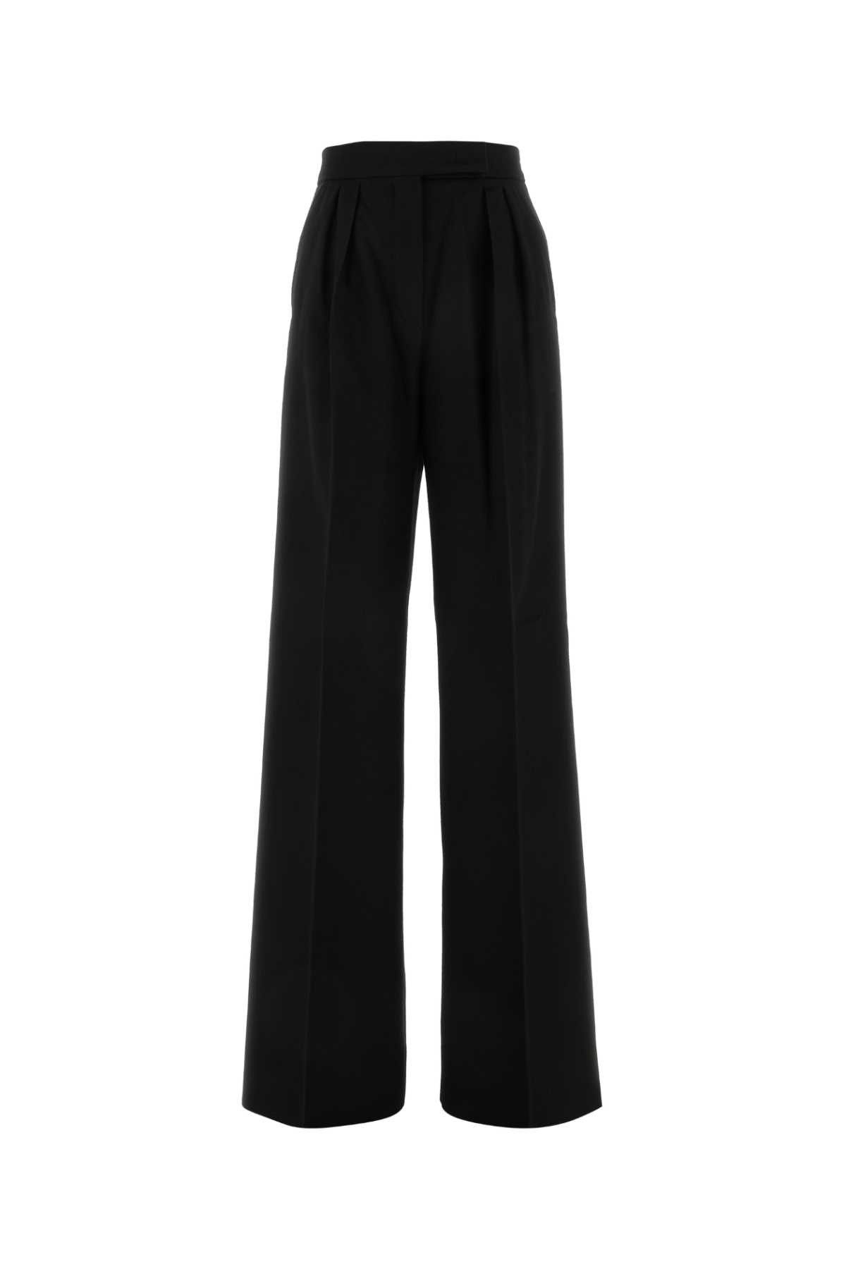 image of Max Mara Black Camel Wide-Leg Werther Pant, Women's (Size 26)