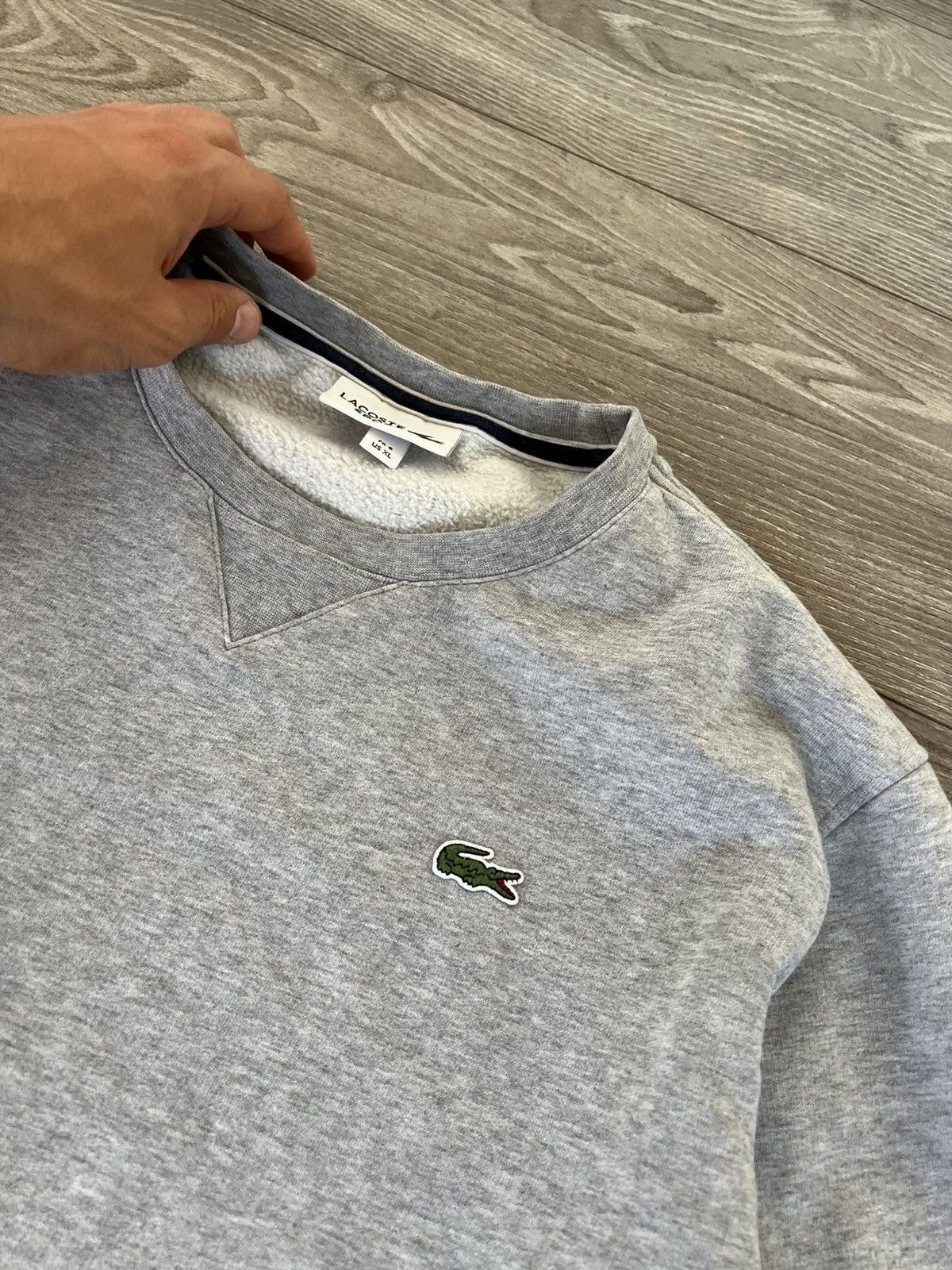 Lacoste Lacoste Sport Casual Fit Crewneck Grey Sweatshirt Size US XL / EU 56 / 4 - 13 Thumbnail