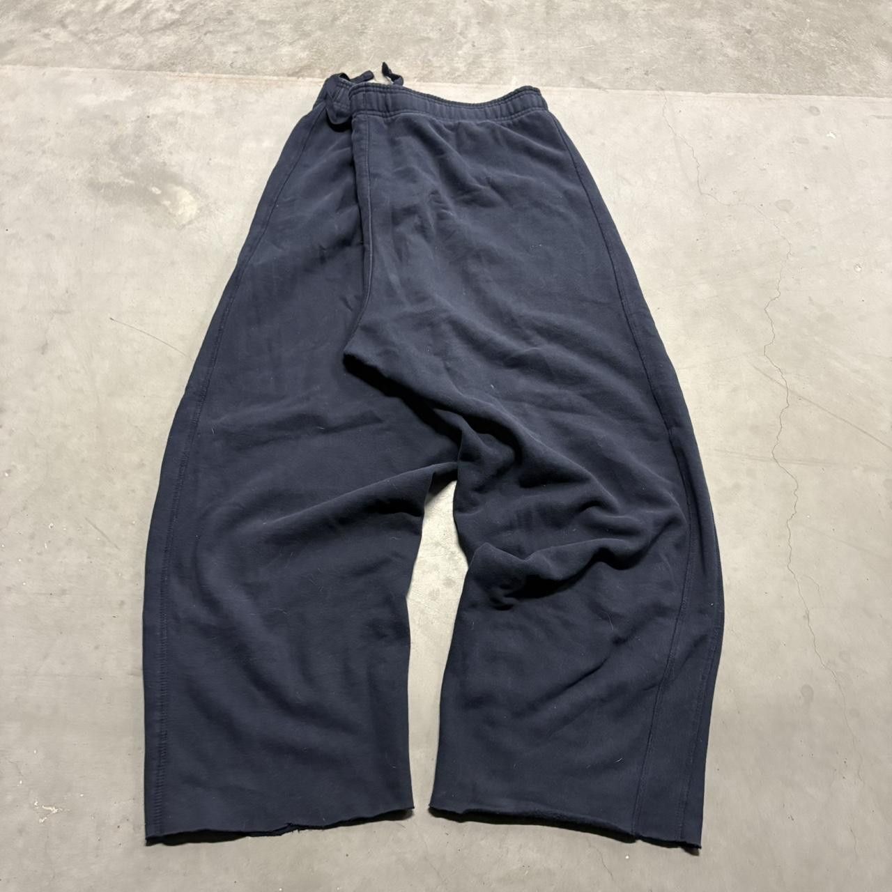 Starter × Vintage Crazy Vintage Y2K/2000s Baggy Navy Blue Wideleg Starter Sweatpants! Size US 40 / EU 56 - 5 Thumbnail