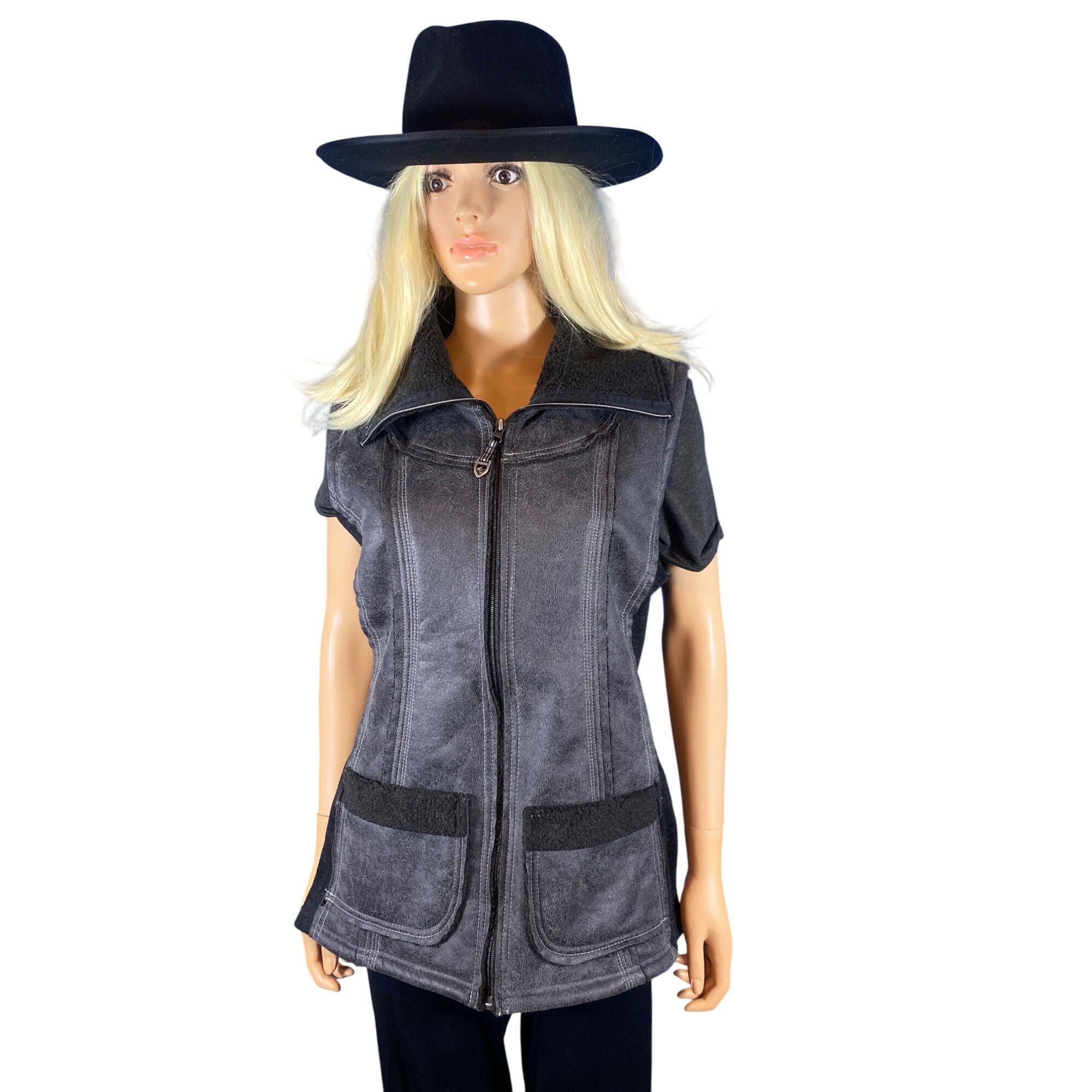 Kuhl NWT KUHL Women's Medium Raven Gray Black Dani Sherpa Vest It Size M / US 6-8 / IT 42-44 - 15 Thumbnail