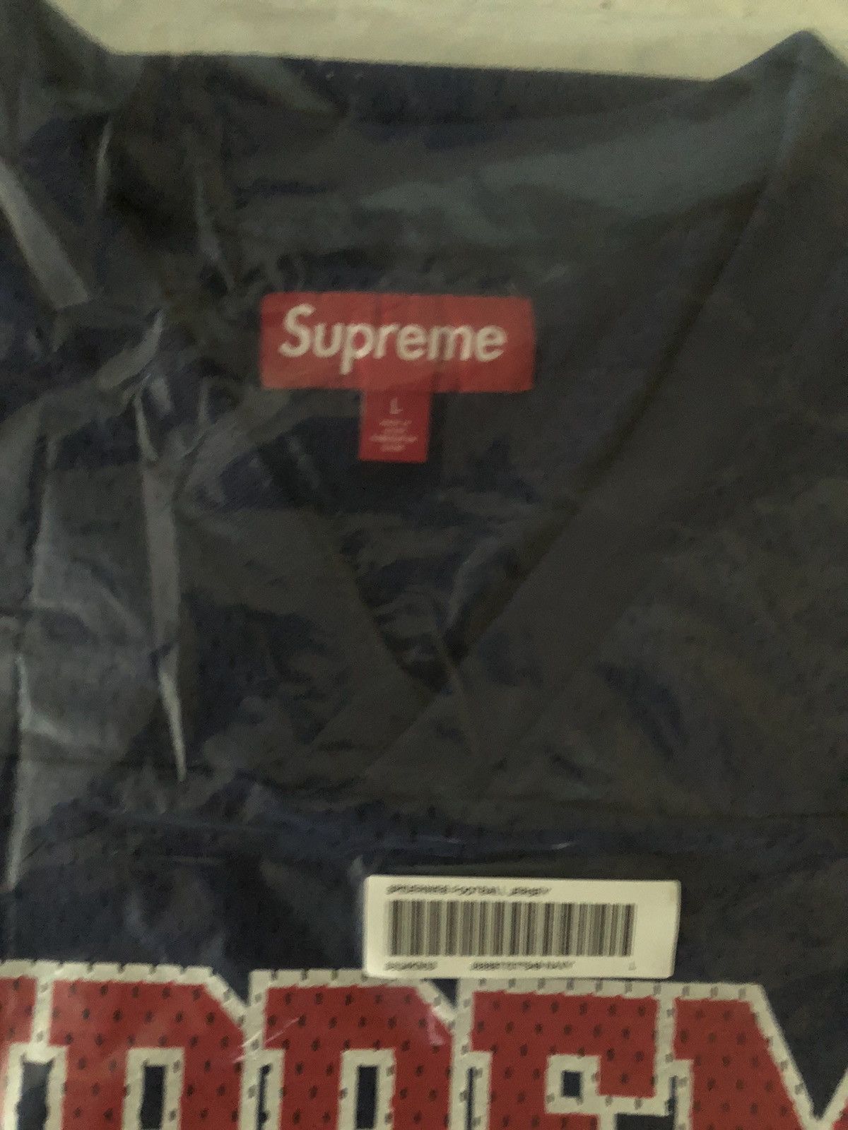 Supreme Supreme Spiderweb Football Jersey | Grailed