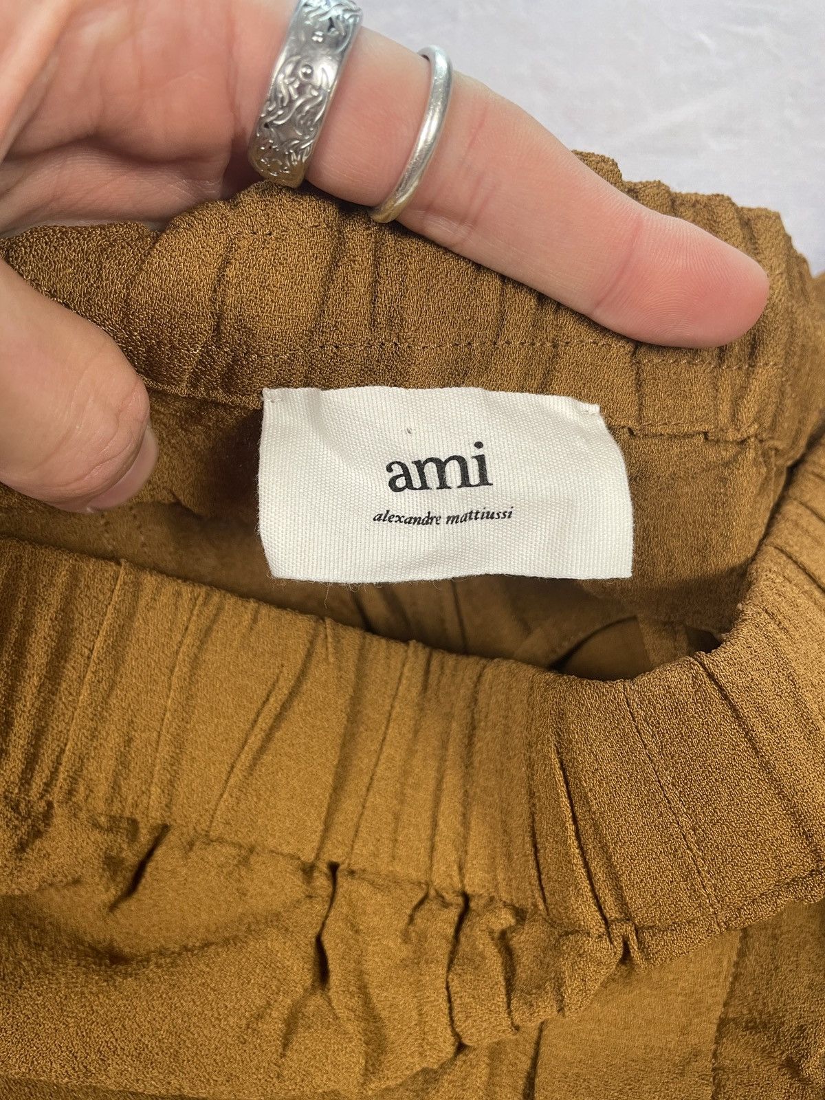 AMI Ami Brown Shorts Viscose Aesthetic Size US 34 / EU 50 - 4 Thumbnail