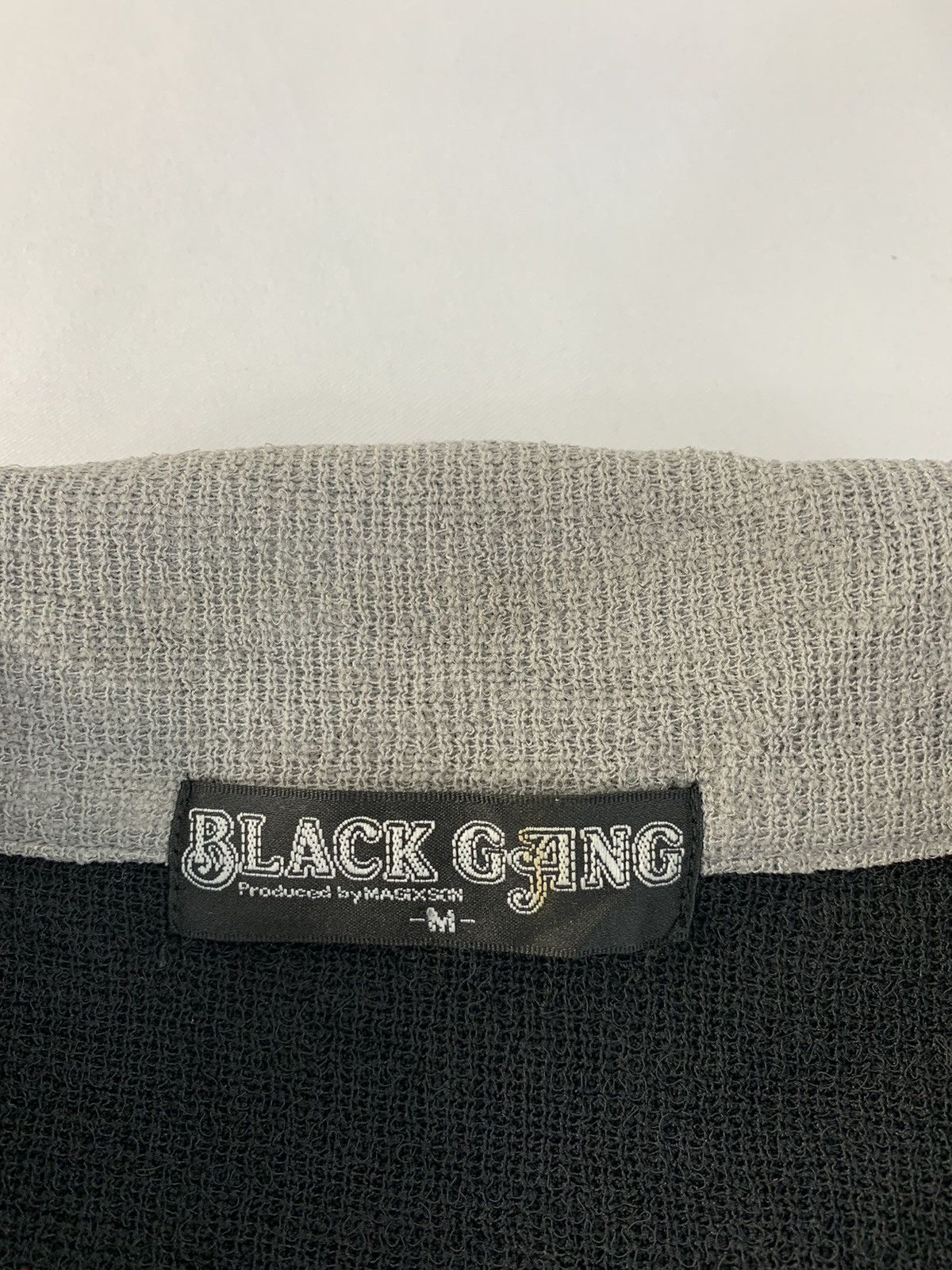 Rap Tees 90s Black Gangs Rap Generation Half Zip Embroidery Logo Size US L / EU 52-54 / 3 - 7 Thumbnail