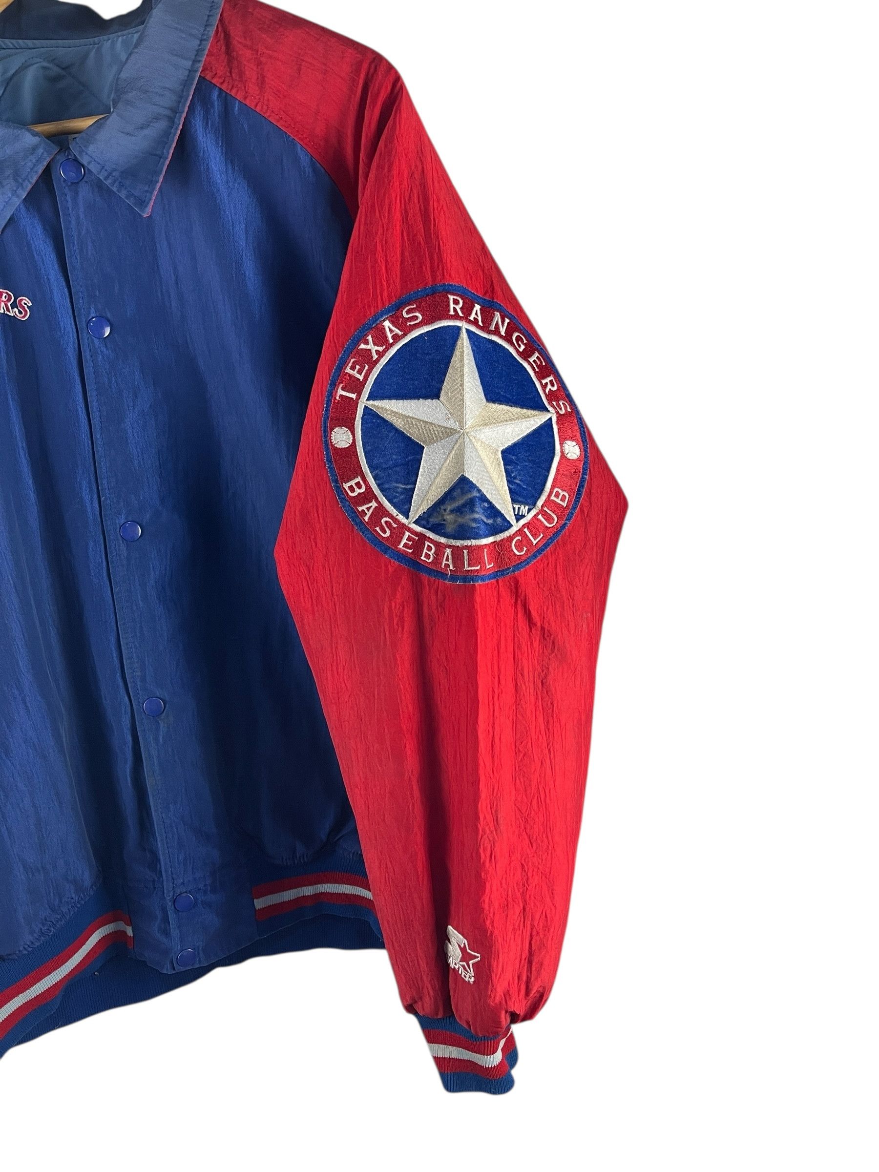 Starter Vintage starter Texas Rangers bomber puffer jacket Size US XL / EU 56 / 4 - 11 Thumbnail