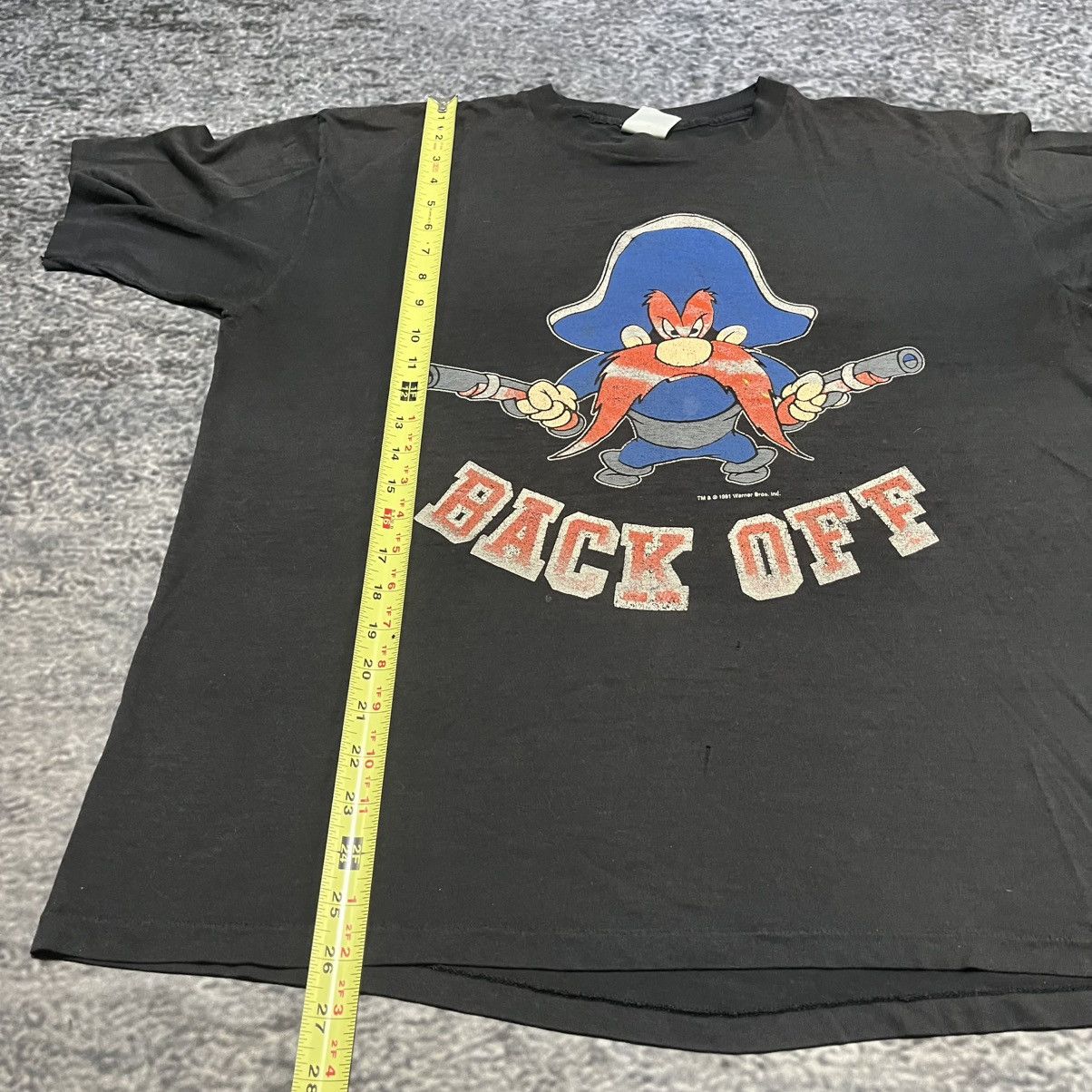 Vintage Vintage 90s Yosemite Sam Looney Tunes T Shirt Black Size XL Size US XL / EU 56 / 4 - 13 Thumbnail