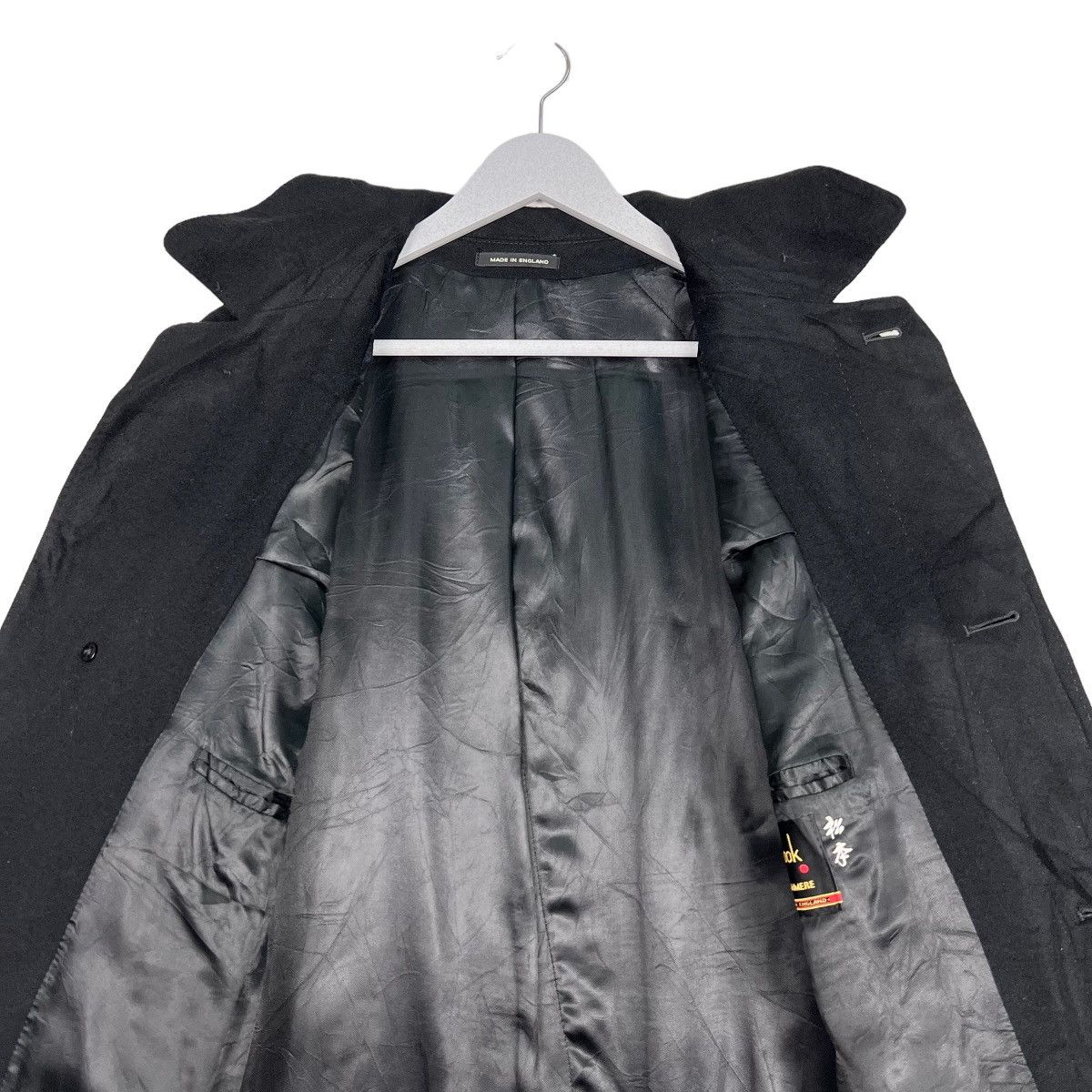 Autumn Cashmere 🔥 MOORBROOK PURE CASHMERE OVERCOAT MADE IN ENGLAND Size US XL / EU 56 / 4 - 10 Thumbnail