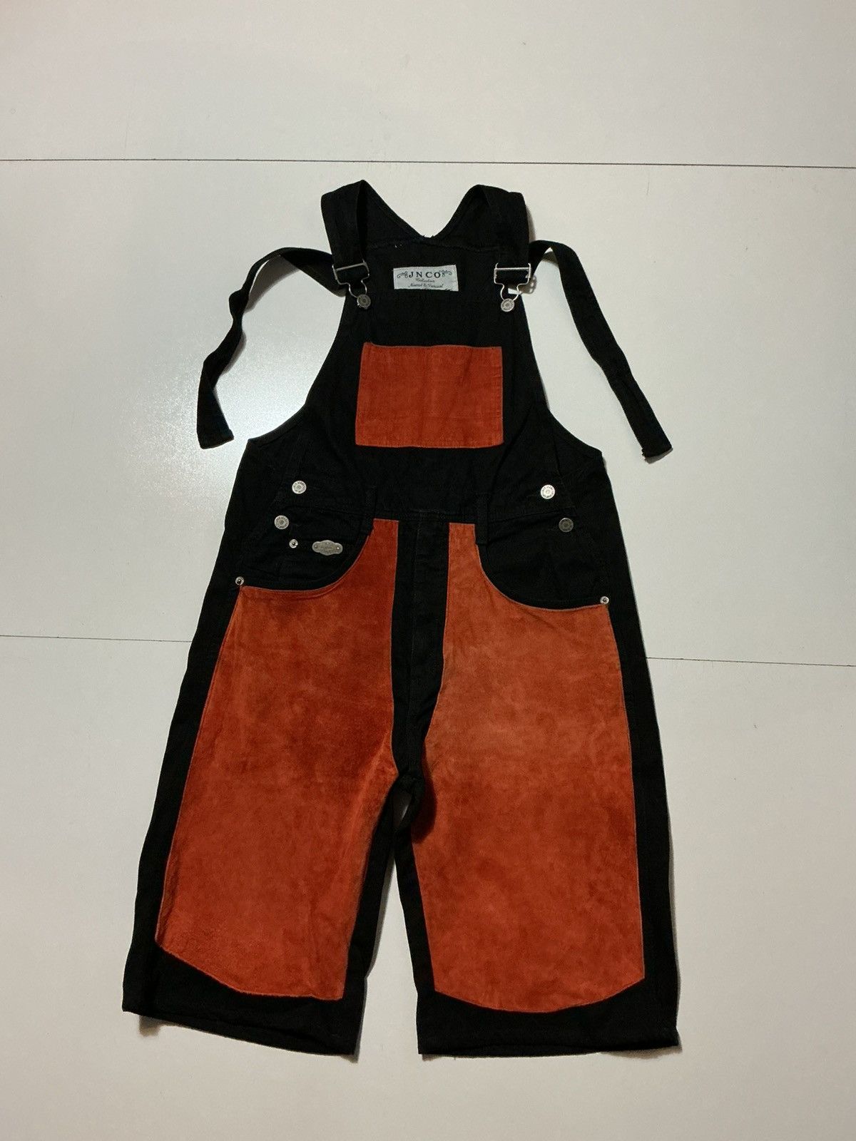 JNCO Vintage 90s Y2K JNCO Revatex Skateboard Shortalls Overalls Size US 34 / EU 50 - 1 Thumbnail