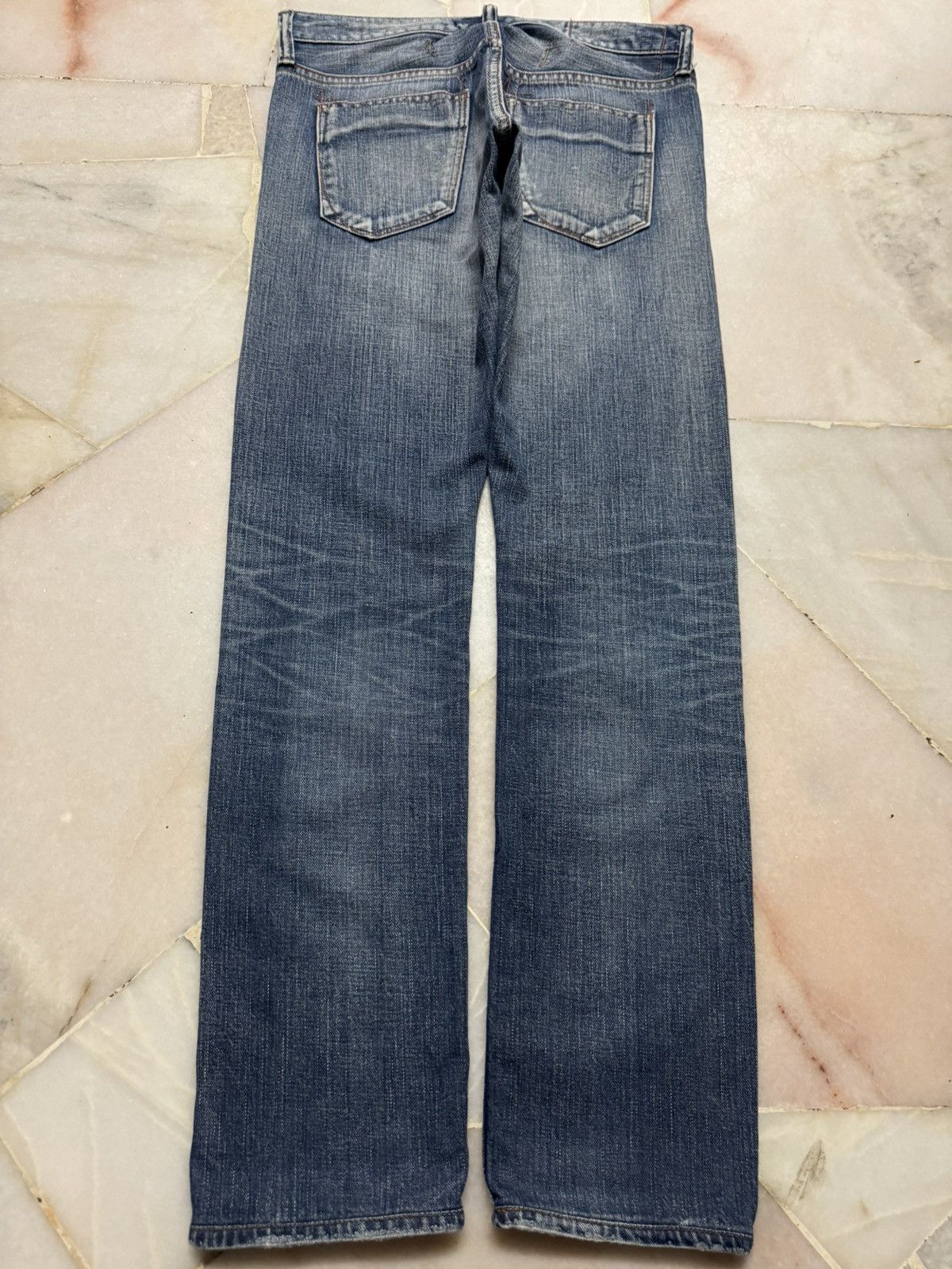 Vintage 💥SELVEDGE 90s💥JOHNBULL GRUNGE STONEWASH DISTRESS DENIM SLIM Size US 28 / EU 44 - 15 Thumbnail