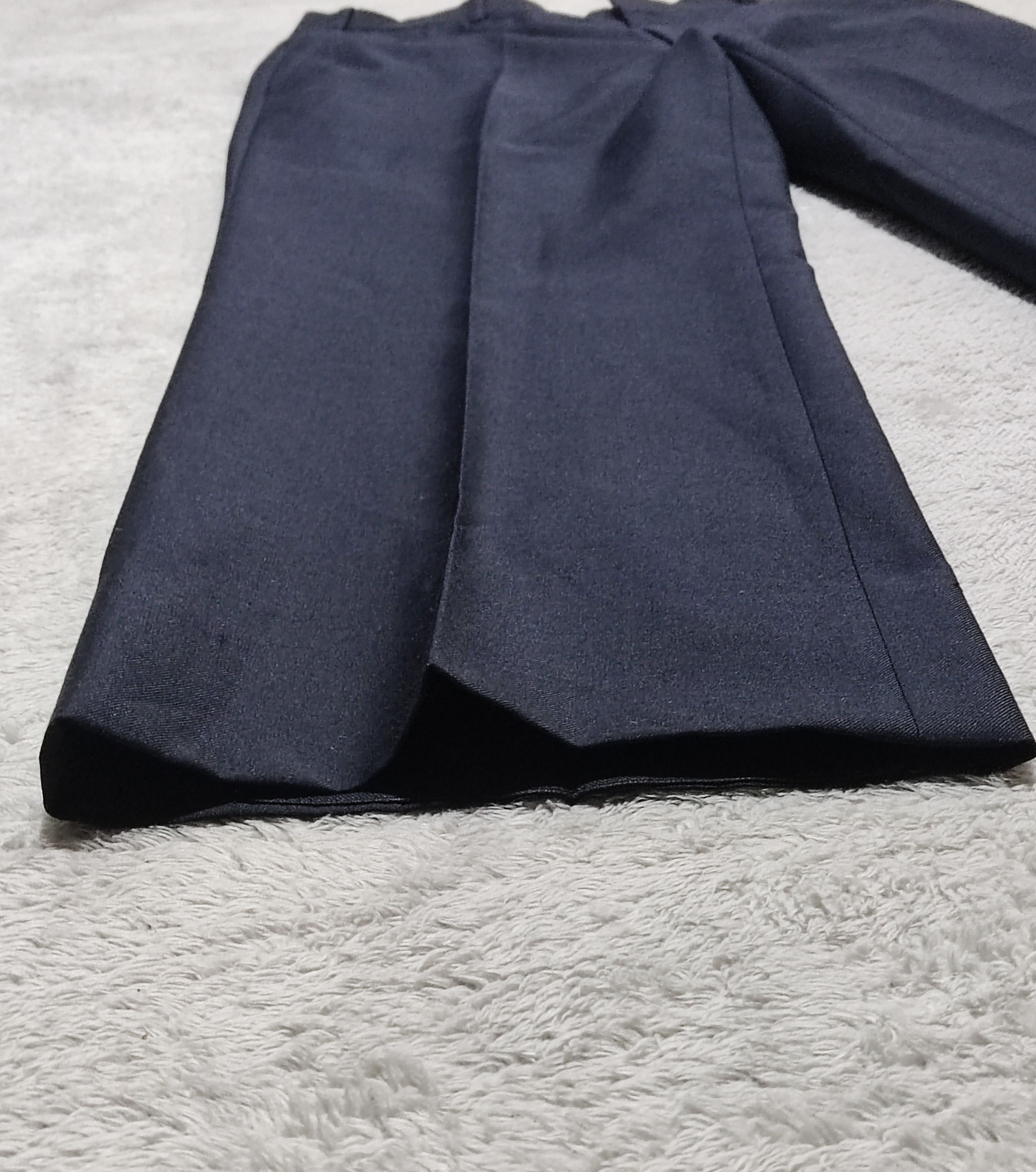 Burberry Vintage Burberrys Wool Mohair Blend Trousers Navy Blue Japan Size US 34 / EU 50 - 8 Thumbnail