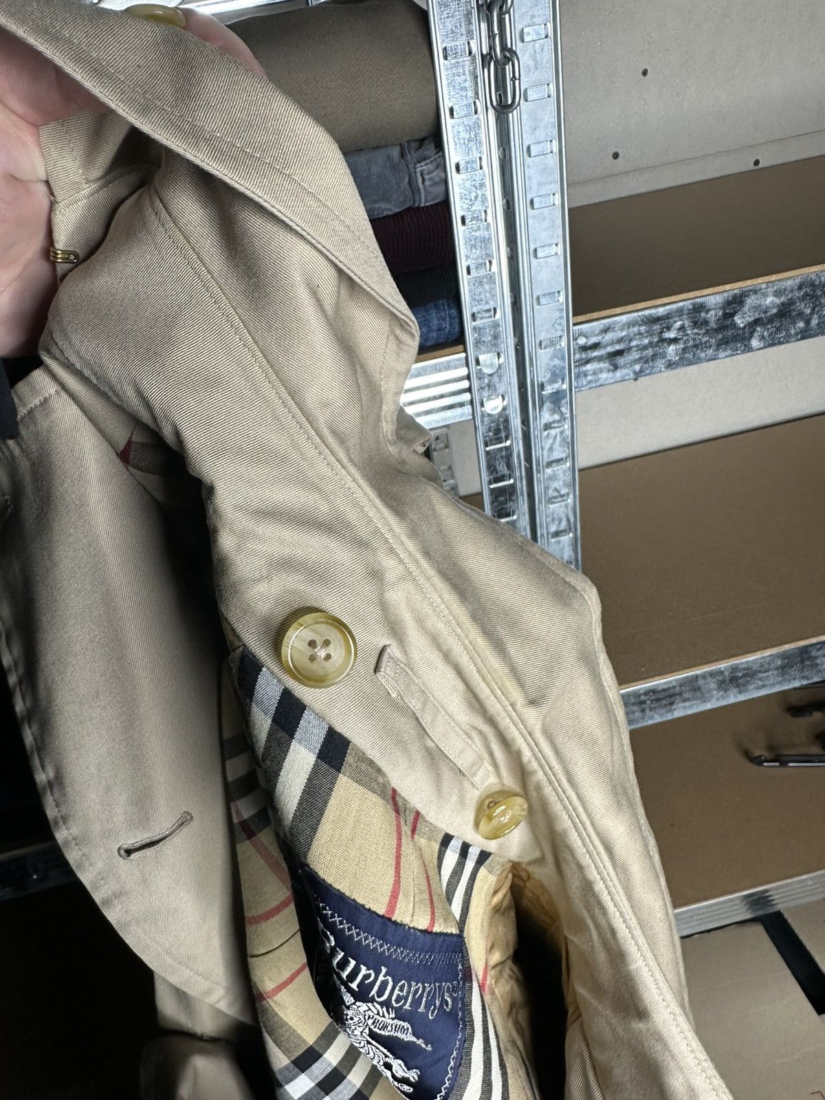 Burberry Burberrys Men’s Long Trench Coat – Double Breasted Size 52 Size US L / EU 52-54 / 3 - 13 Thumbnail
