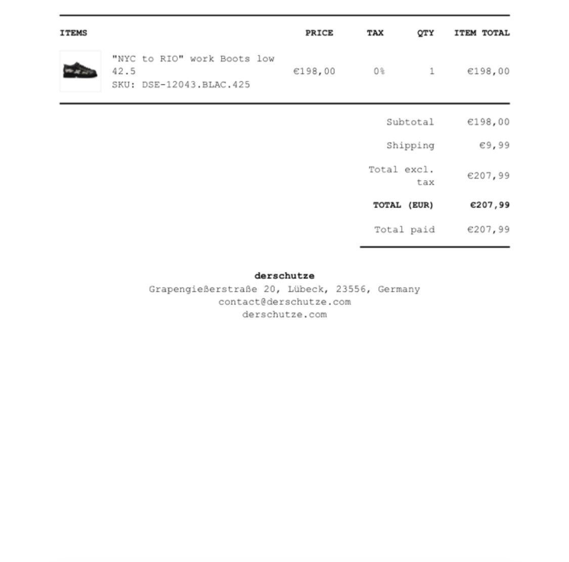 Derschutze Derschutze Boot Size US 9 / EU 42 - 2 Thumbnail