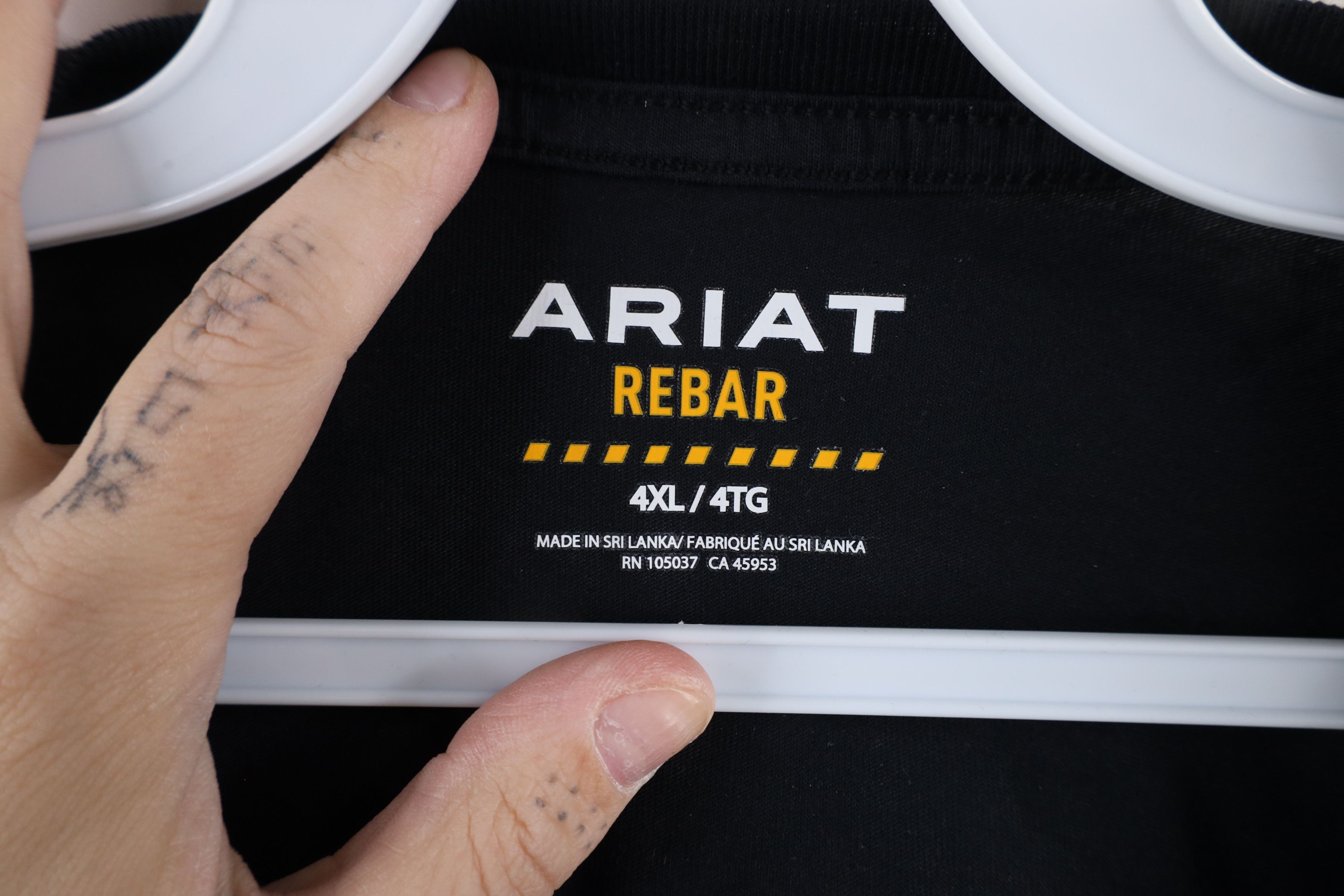 Ariat × Vintage Ariat Rebar Workman Born 4 This Short Sleeve Pocket T-Shirt Size US XXL / EU 58 / 5 - 6 Thumbnail