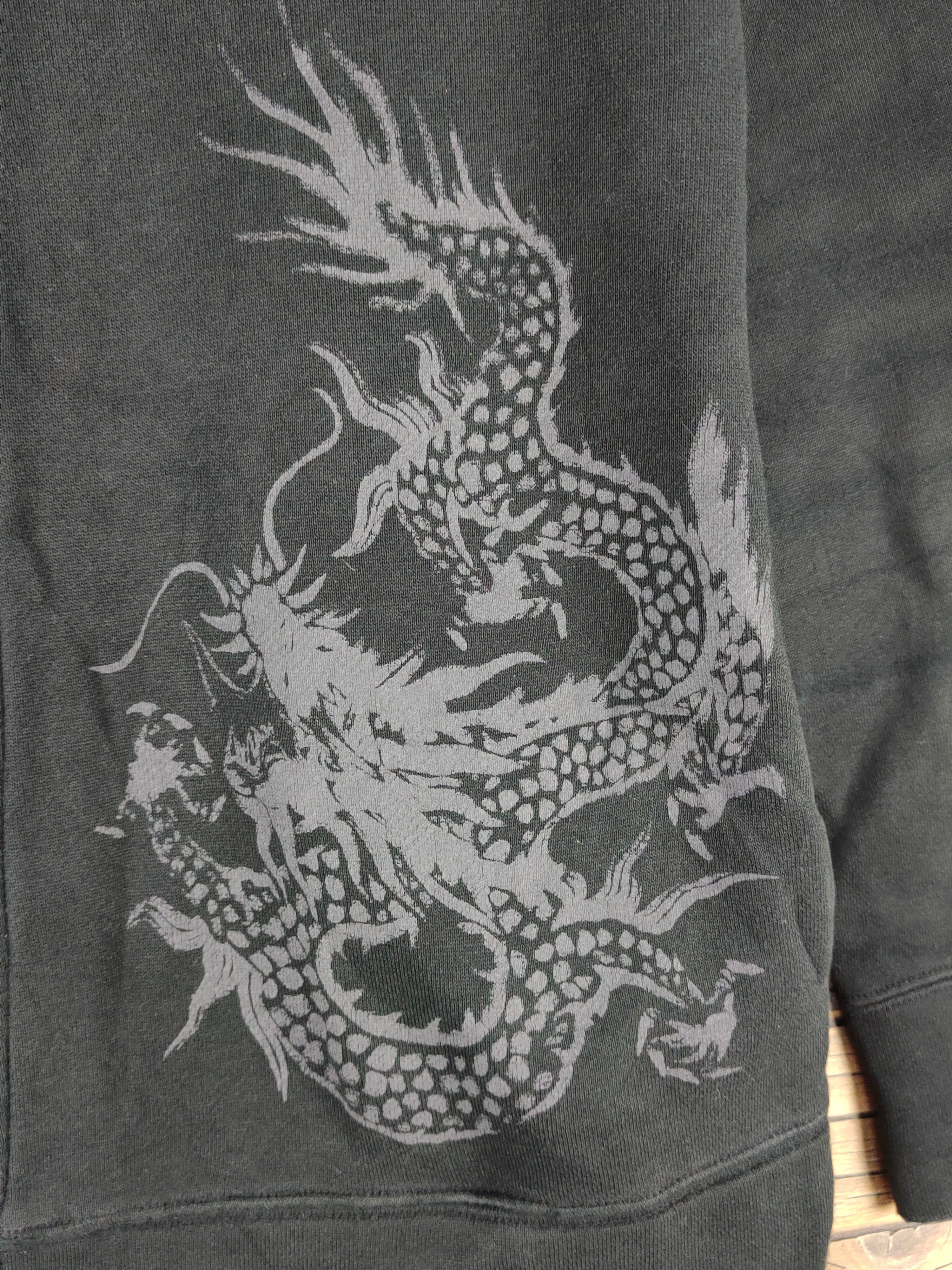 Japanese Brand Umi Black Dragon japan Hoodie Sweaters #W1371 Size US S / EU 44-46 / 1 - 5 Thumbnail