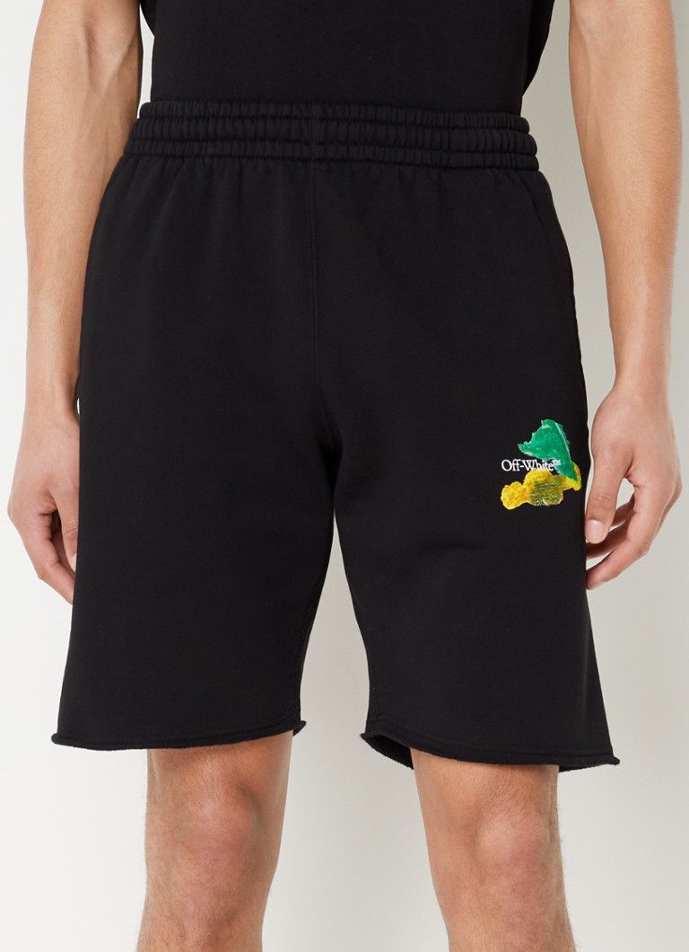 Off-White o1y0325 Logo Short in Black Size US 30 / EU 46 - 2 Thumbnail