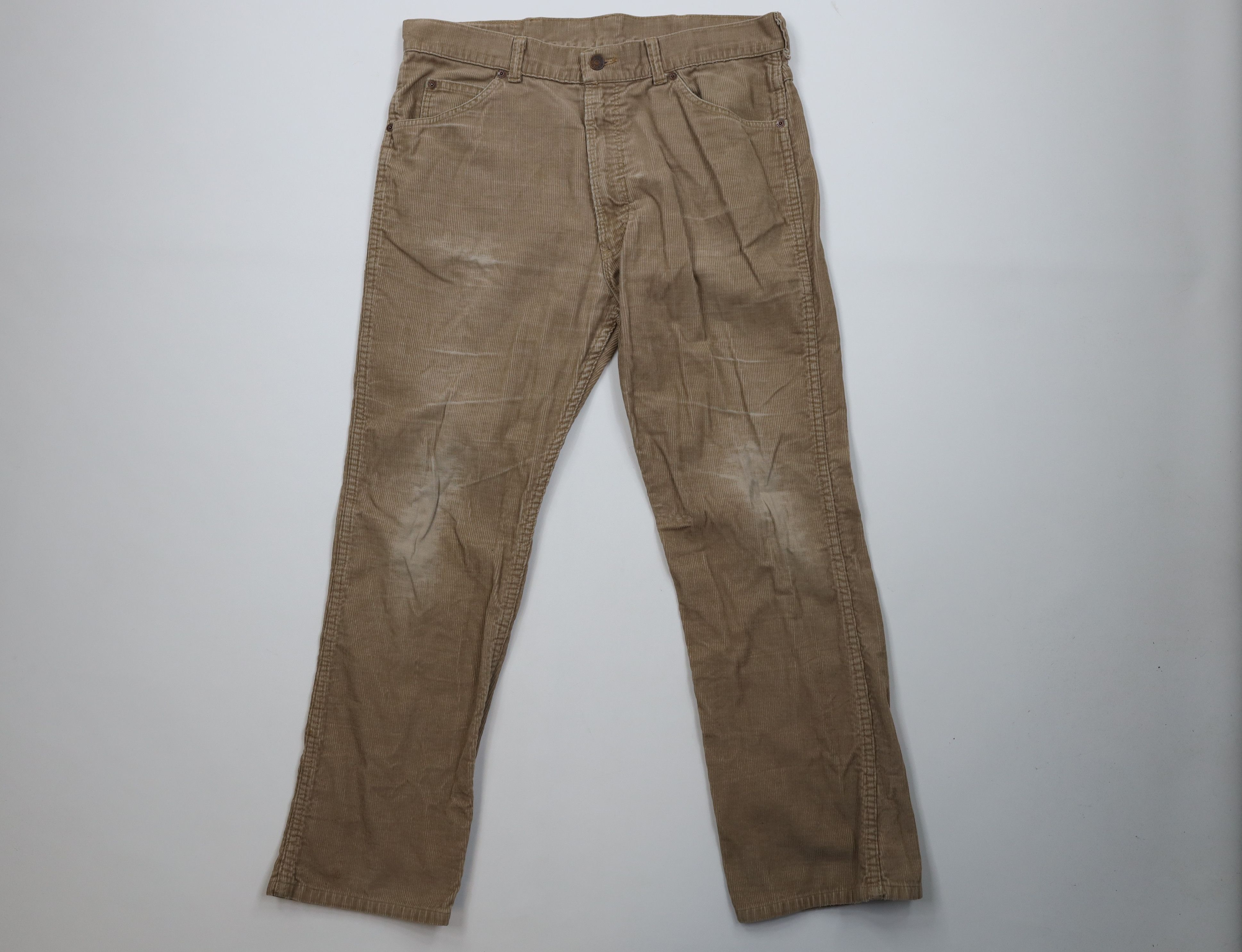 Vintage Vintage 70s Streetwear Western Flared Corduroy Pants USA Size US 36 / EU 52 - 1 Thumbnail
