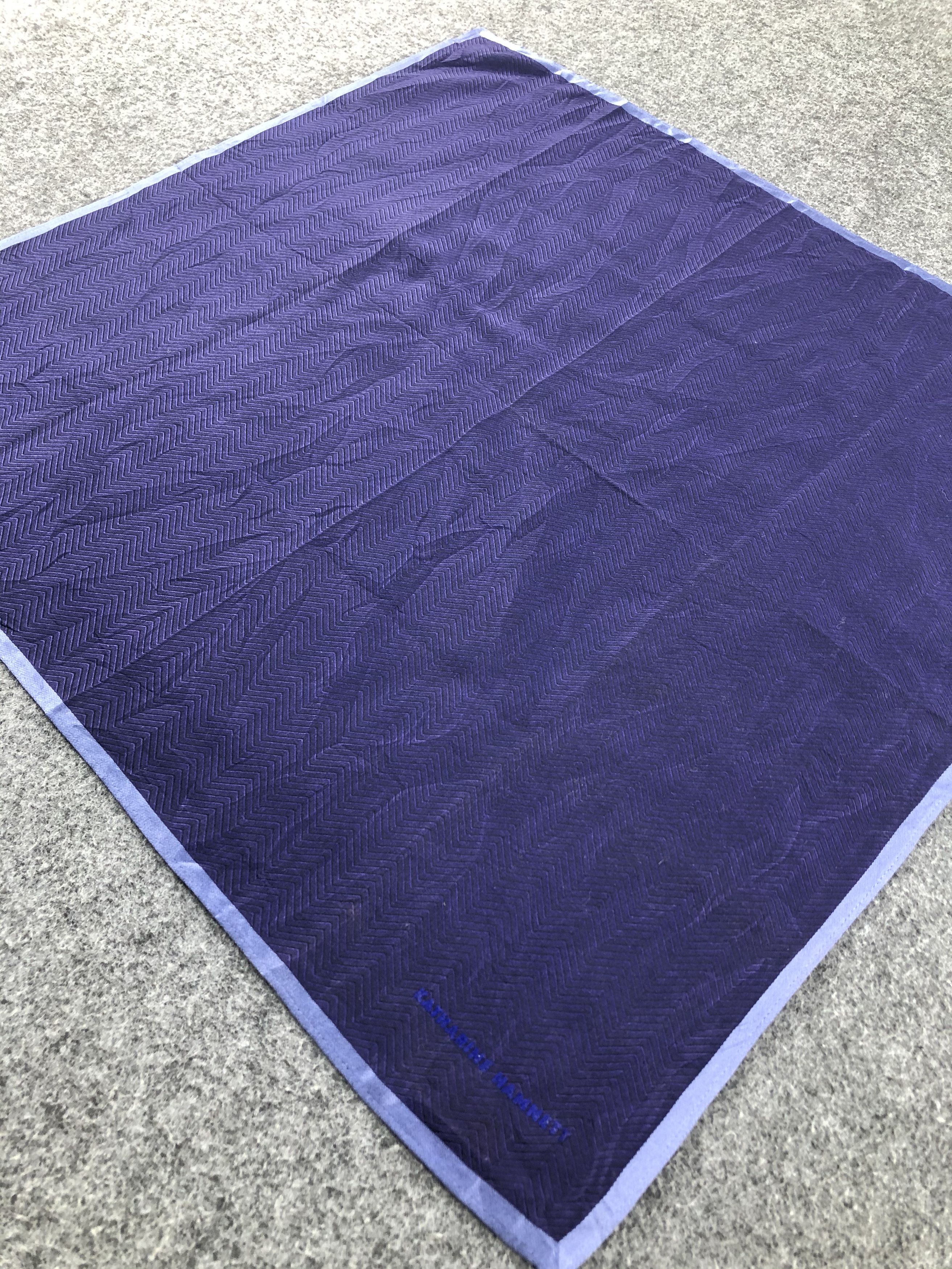 Katharine Hamnett London × Vintage Katharine Hamnett Handkerchief / Bandana / Neckerchief Size ONE SIZE - 4 Thumbnail