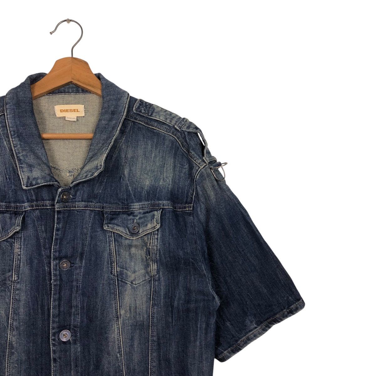 Diesel Diesel Long Sleeve Denim Coat (Short Sleeve) Vintage Wash XS Size US XS / EU 42 / 0 - 8 Thumbnail