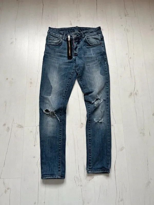 Dsquared2 Dsquared 2 Designer Jeans Denim Distressed Ripped Sz W 29 Size 30" / US 8 / IT 44 - 17 Thumbnail