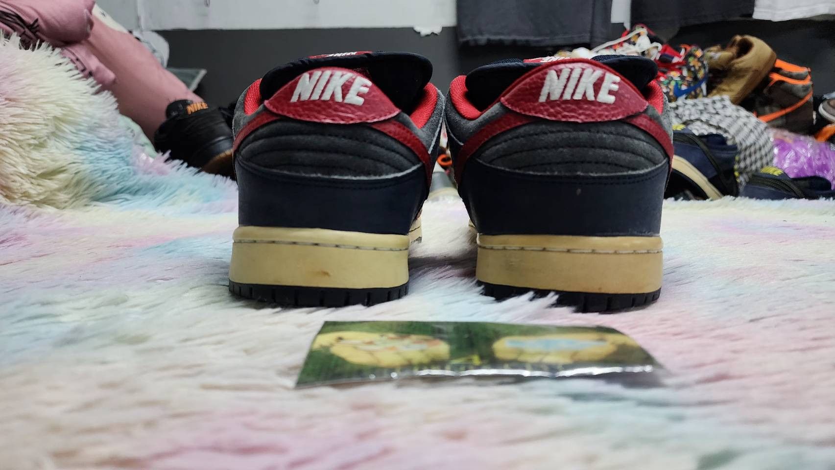 Nike Nike Sb Dunk Low Dark Obsidian Gym Red Size US 10 / EU 43 - 5 Thumbnail