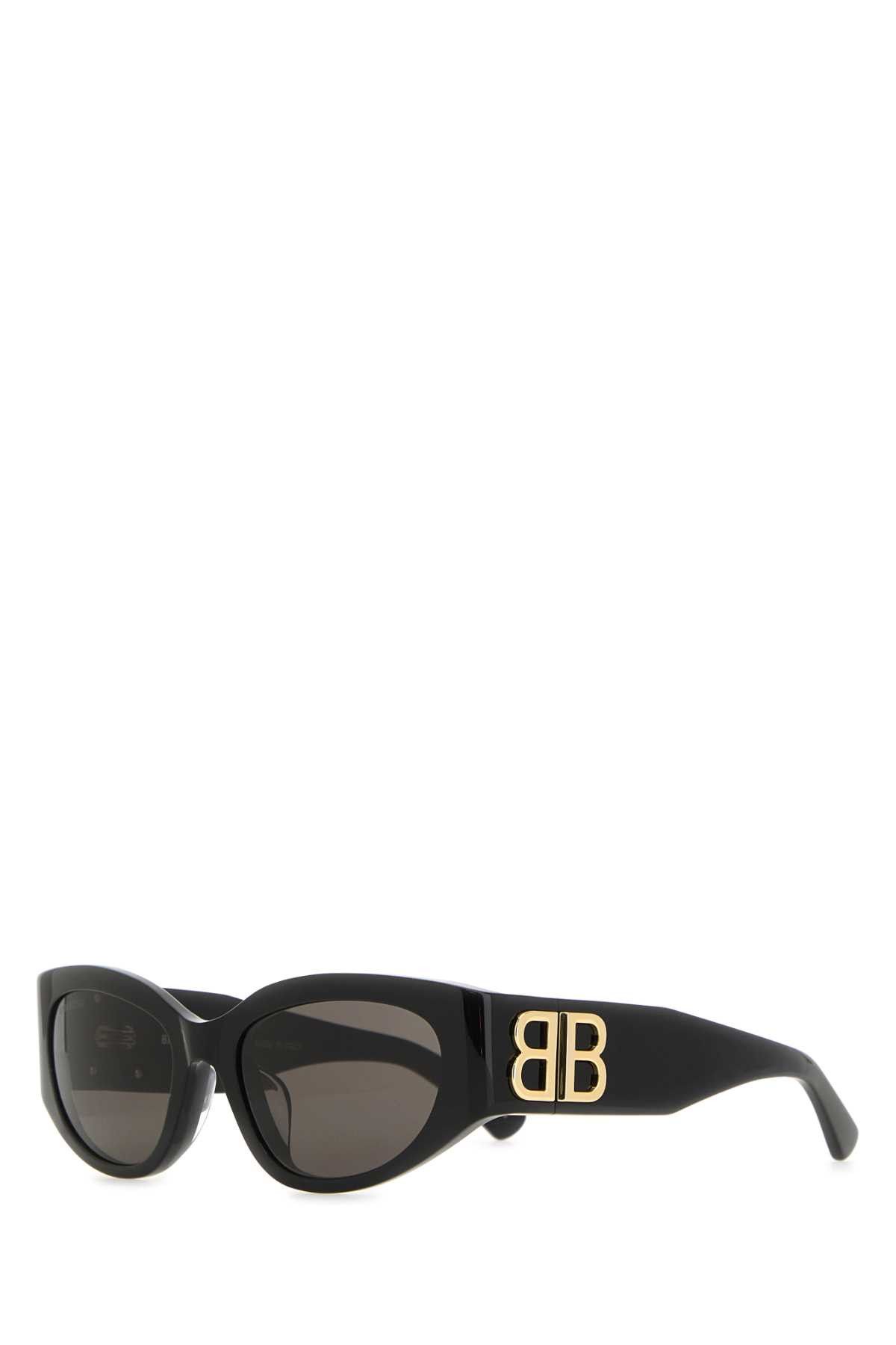image of Balenciaga Black Acetate Sunglasses, Women's